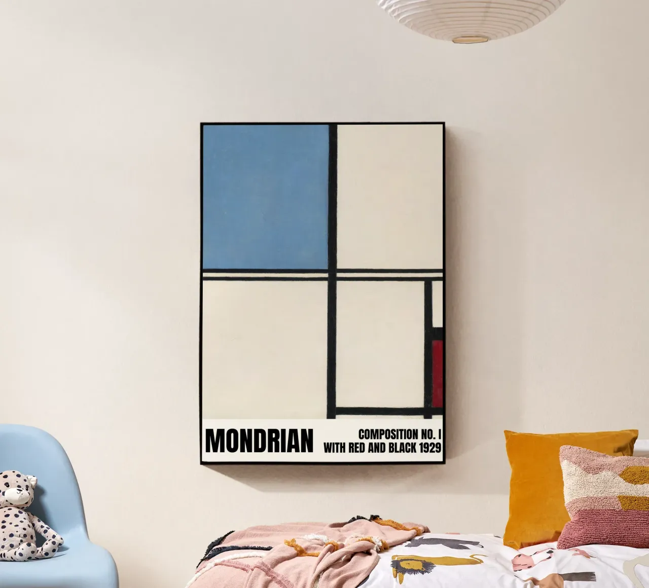 Poster Mondrian plexiglass da the red studio