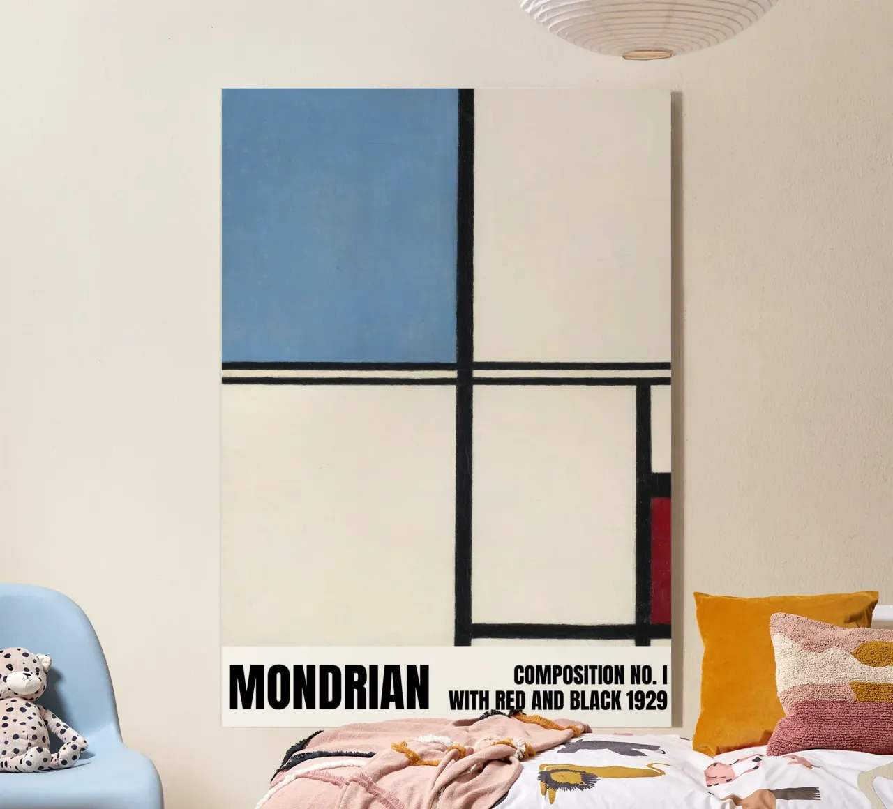 Poster Mondrian plexiglass da the red studio