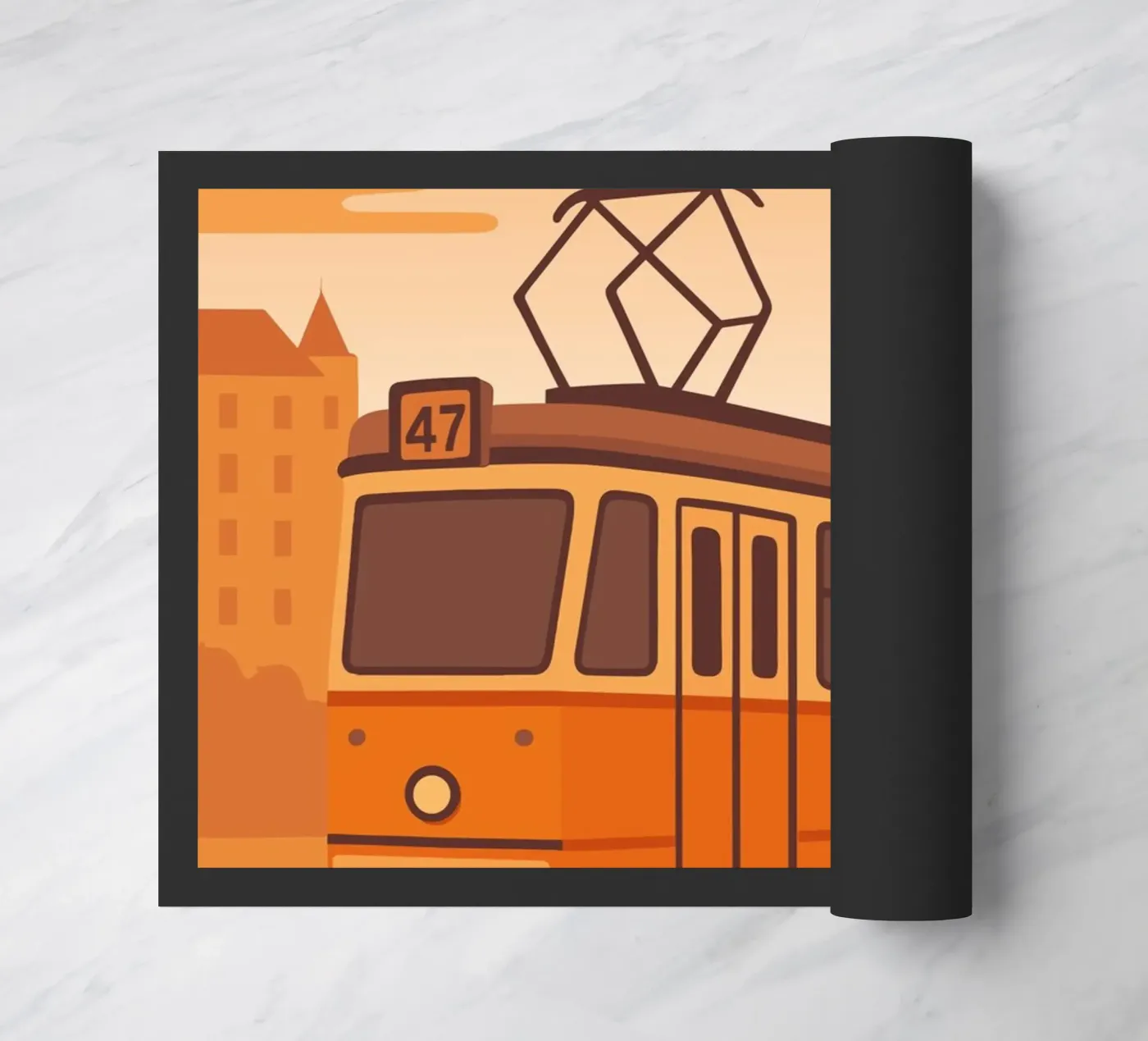 Budapest doormat by minimalist designs