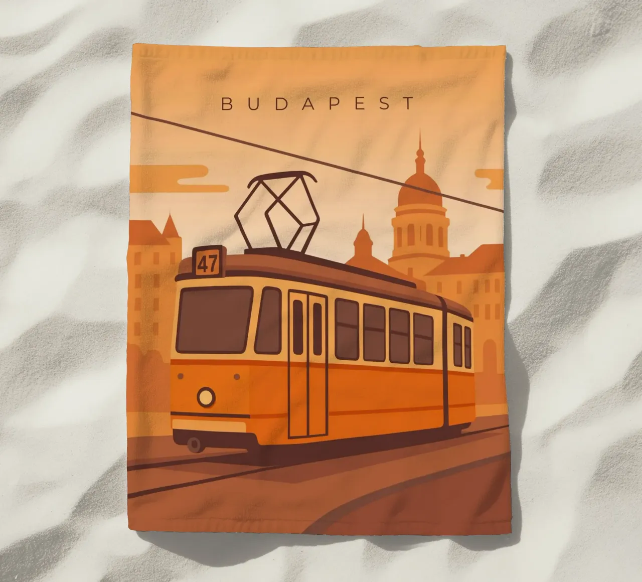 Budapest telo mare da minimalist designs