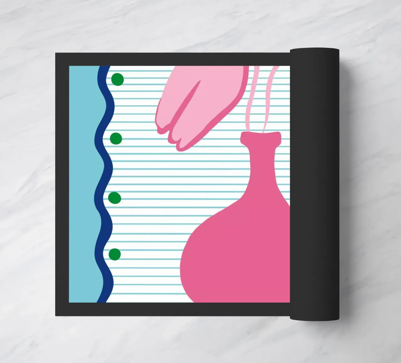 Harmony doormat by Miho Art Studio