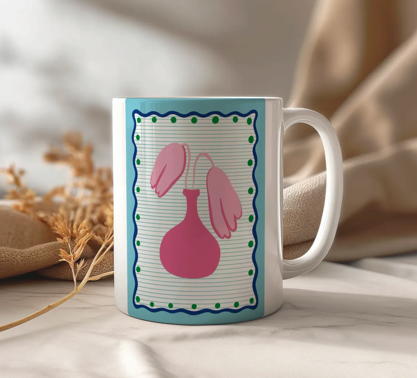 Harmony ceramic mug by Miho Art Studio