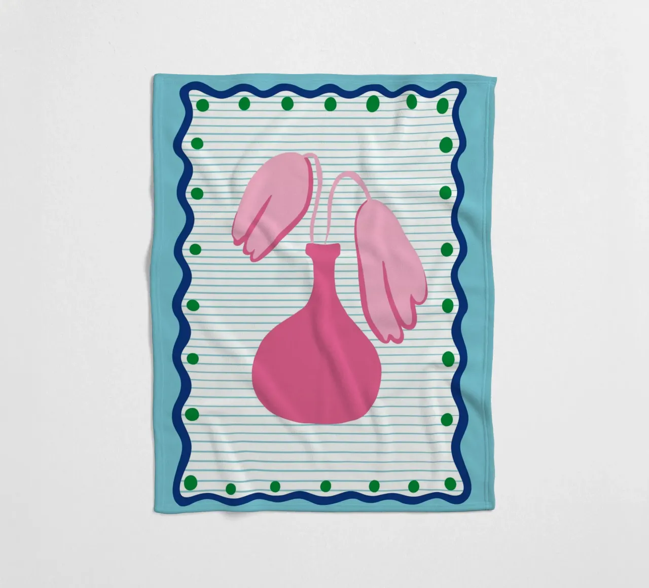 Harmony Fleecedecke von Miho Art Studio