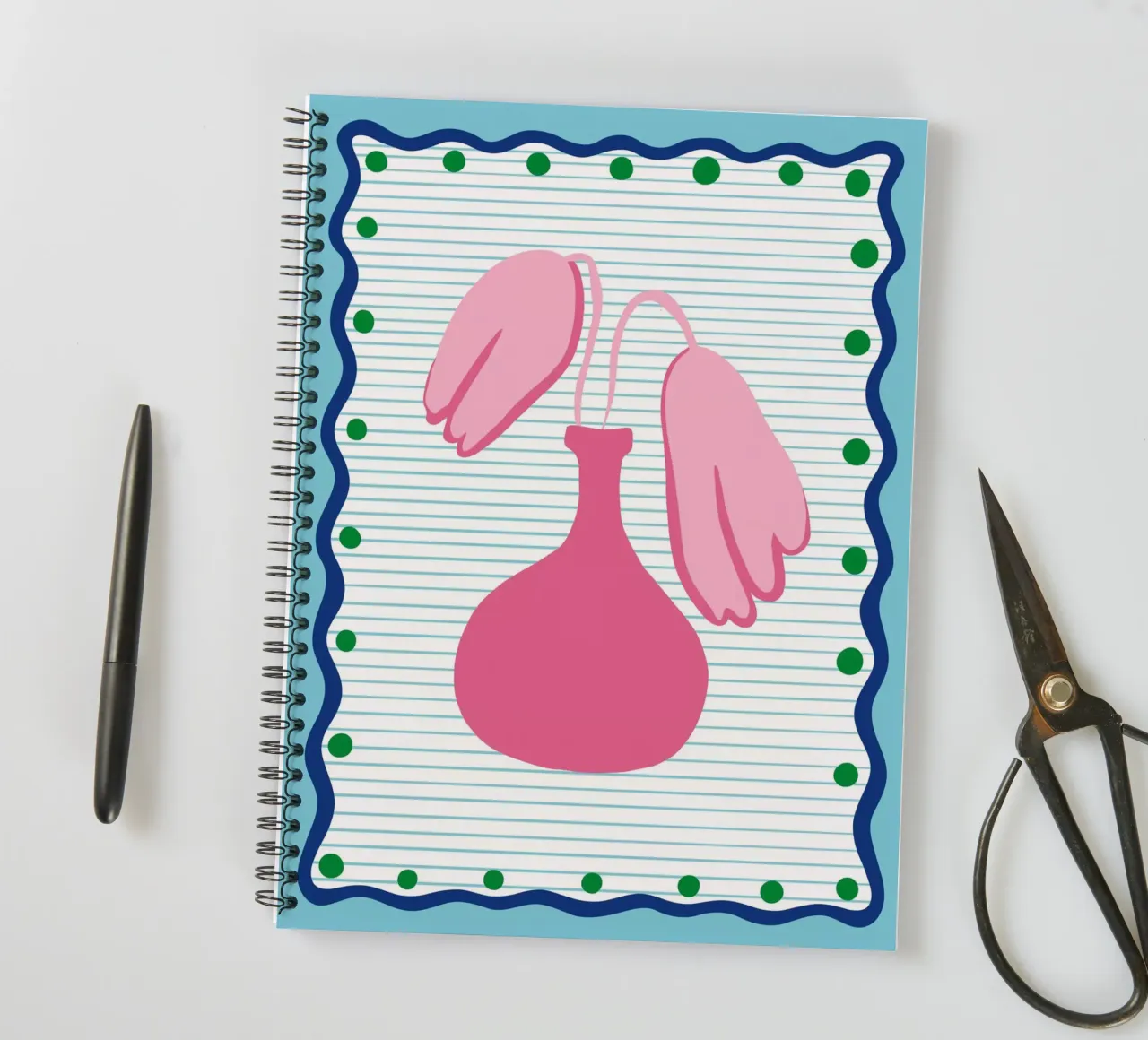 Harmony spiral notebook by Miho Art Studio