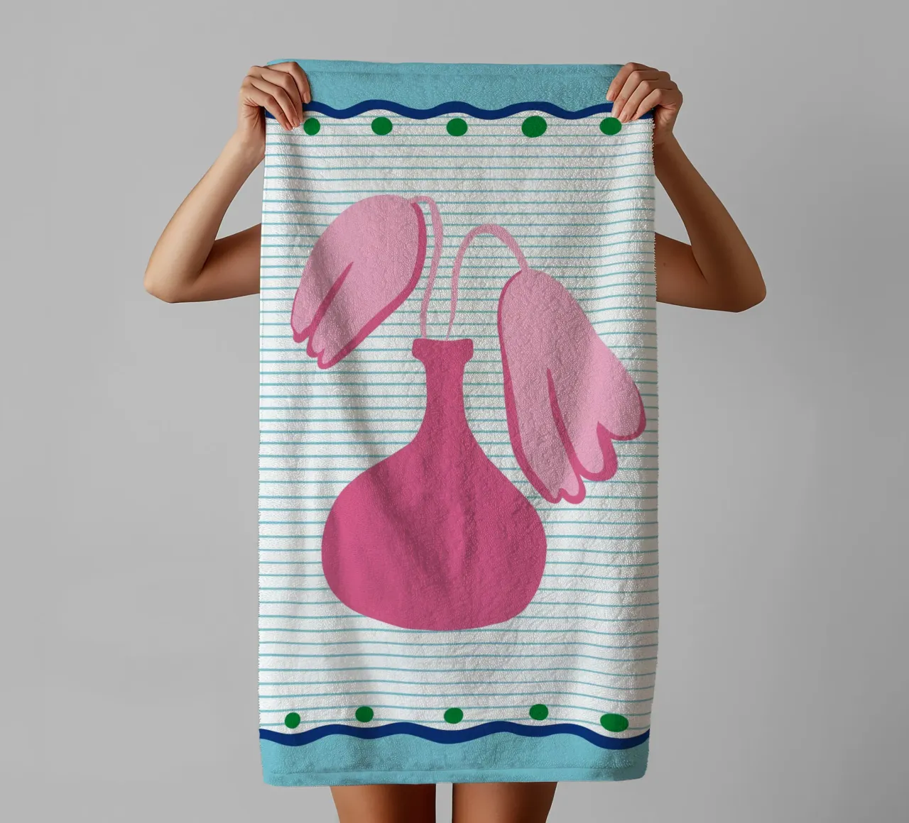 Harmony asciugamano da bagno da Miho Art Studio