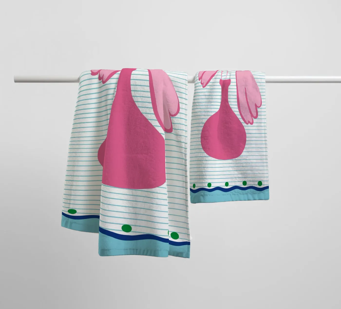 Harmony Handtuch von Miho Art Studio