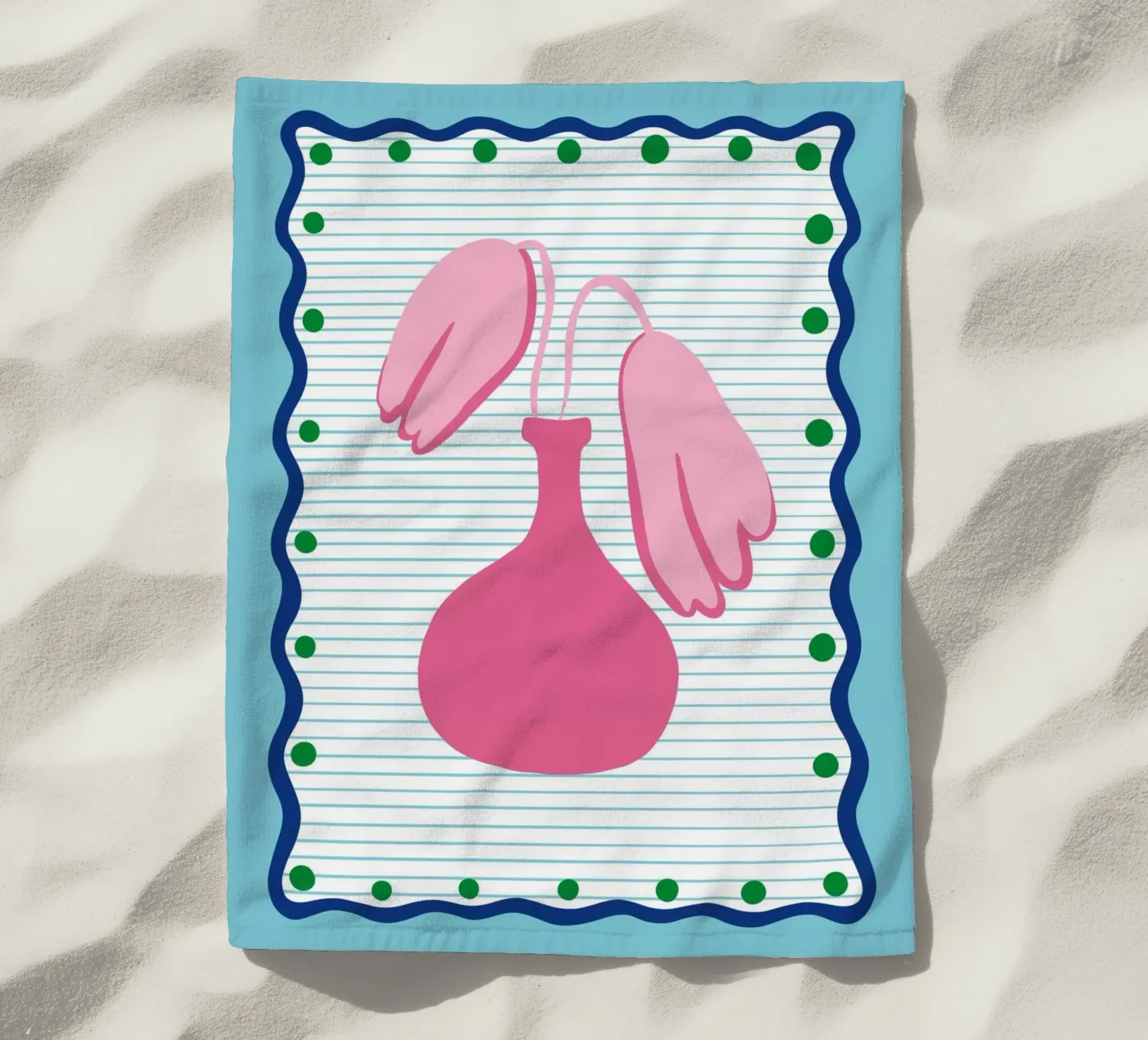 Harmony Strandtuch von Miho Art Studio