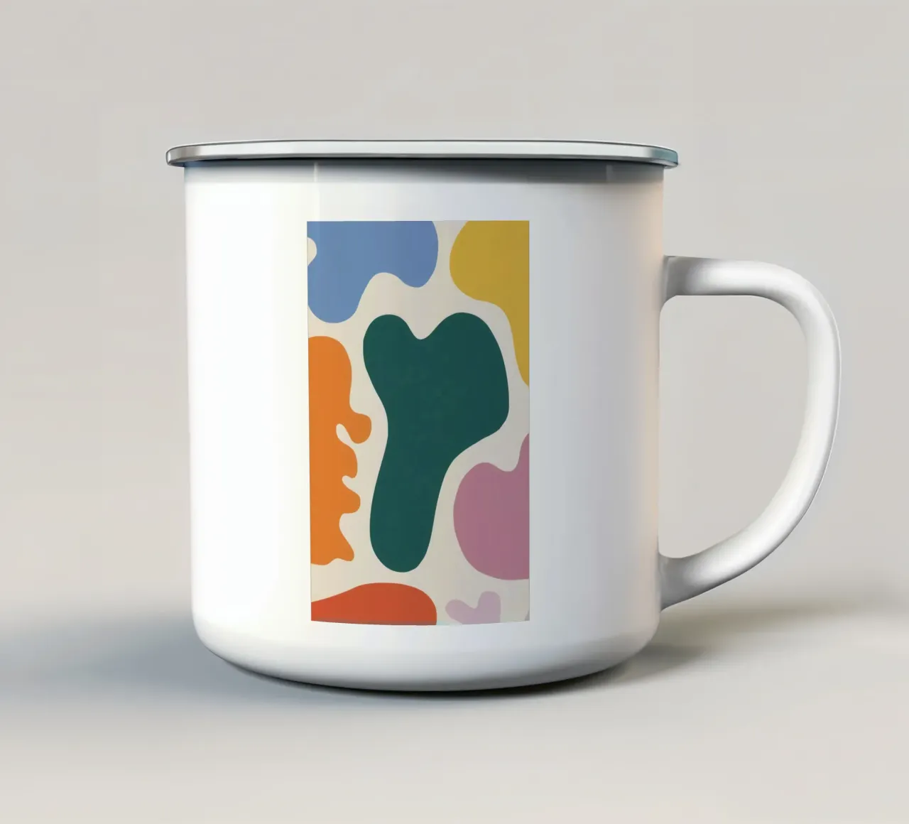 Forme fluide di terra tazza in smalto da Sky Velour