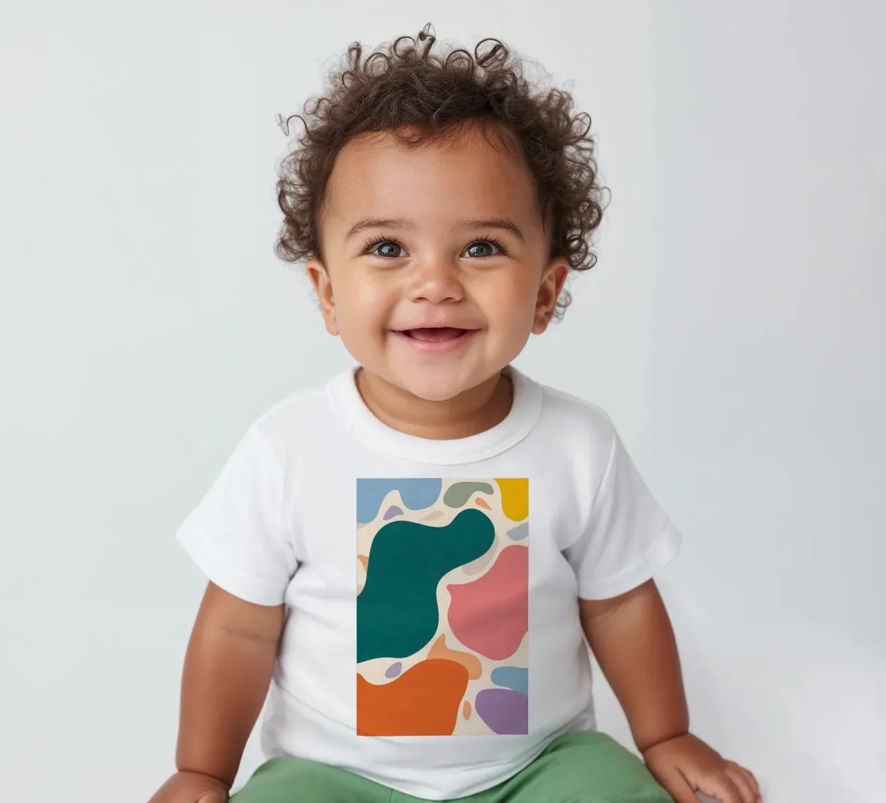 Collisione di colori in grassetto maglietta neonato da Sky Velour