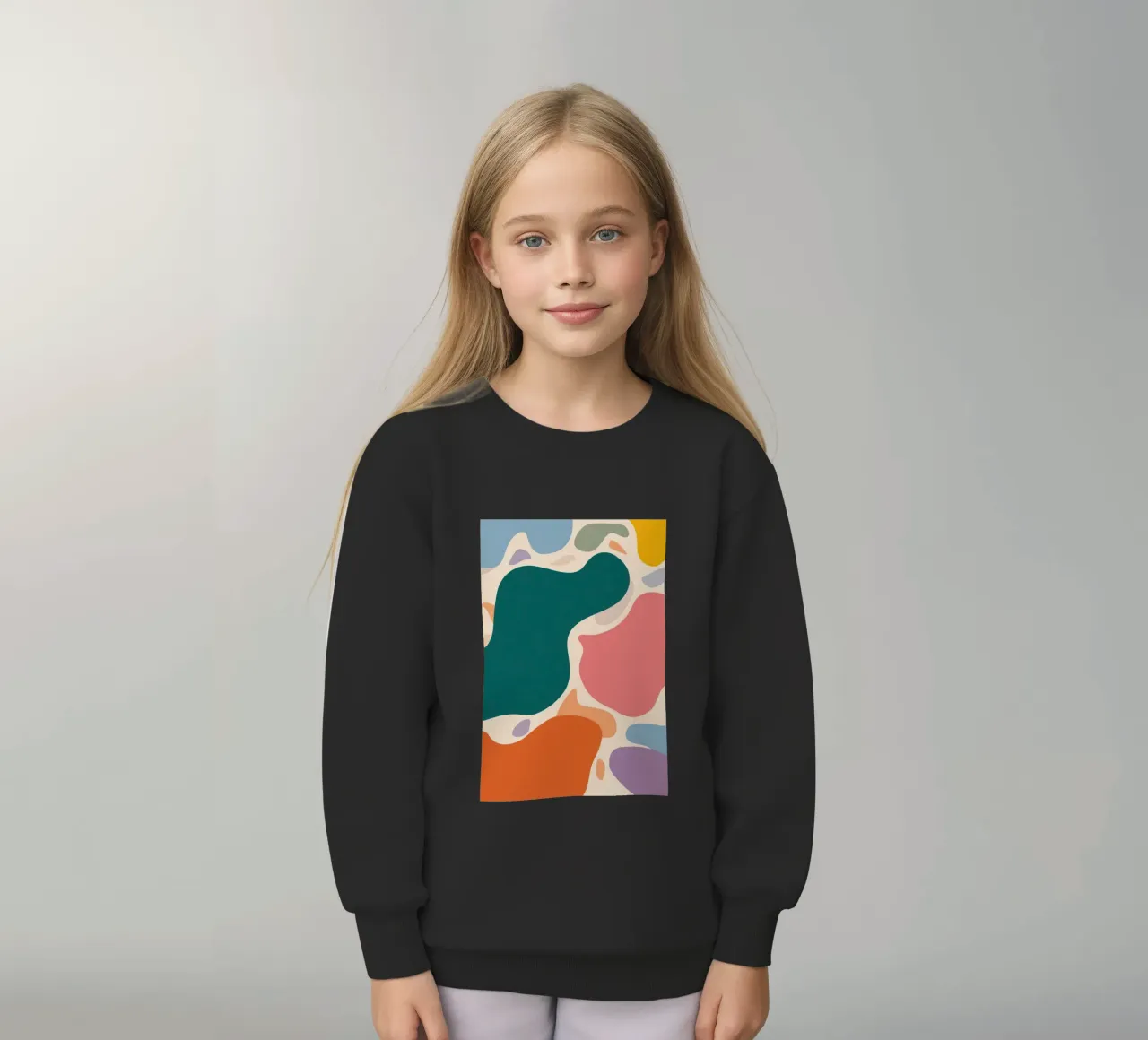 Collisione di colori in grassetto felpa bambino da Sky Velour