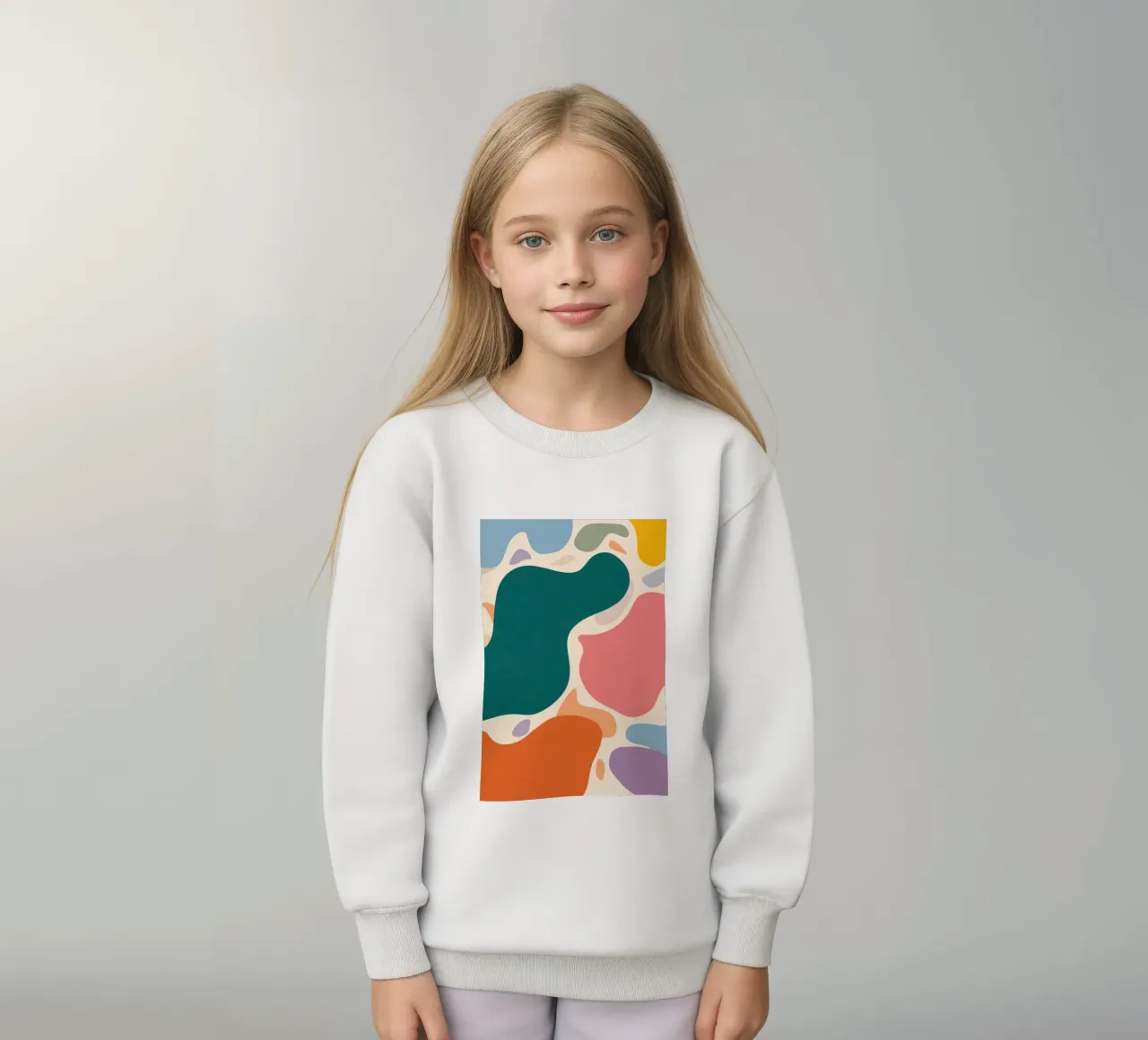 Collisione di colori in grassetto felpa bambino da Sky Velour