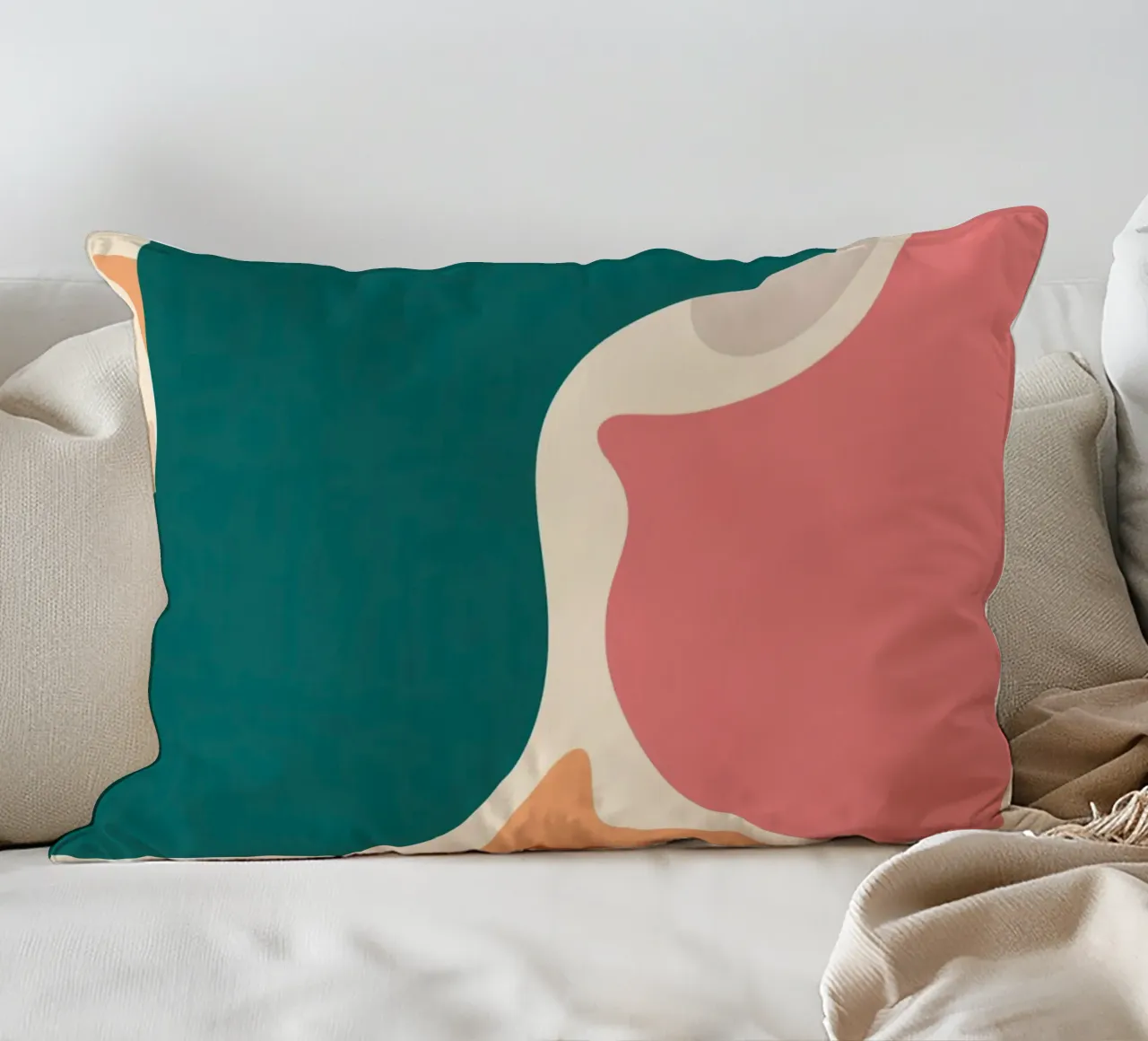 Collisione di colori in grassetto cuscino da Sky Velour