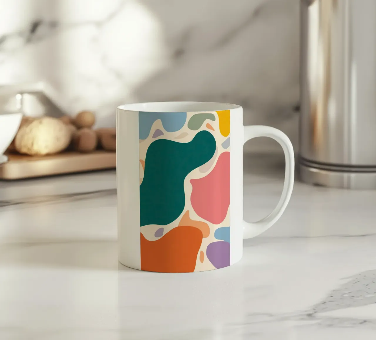 Collisione di colori in grassetto tazza in ceramica da Sky Velour