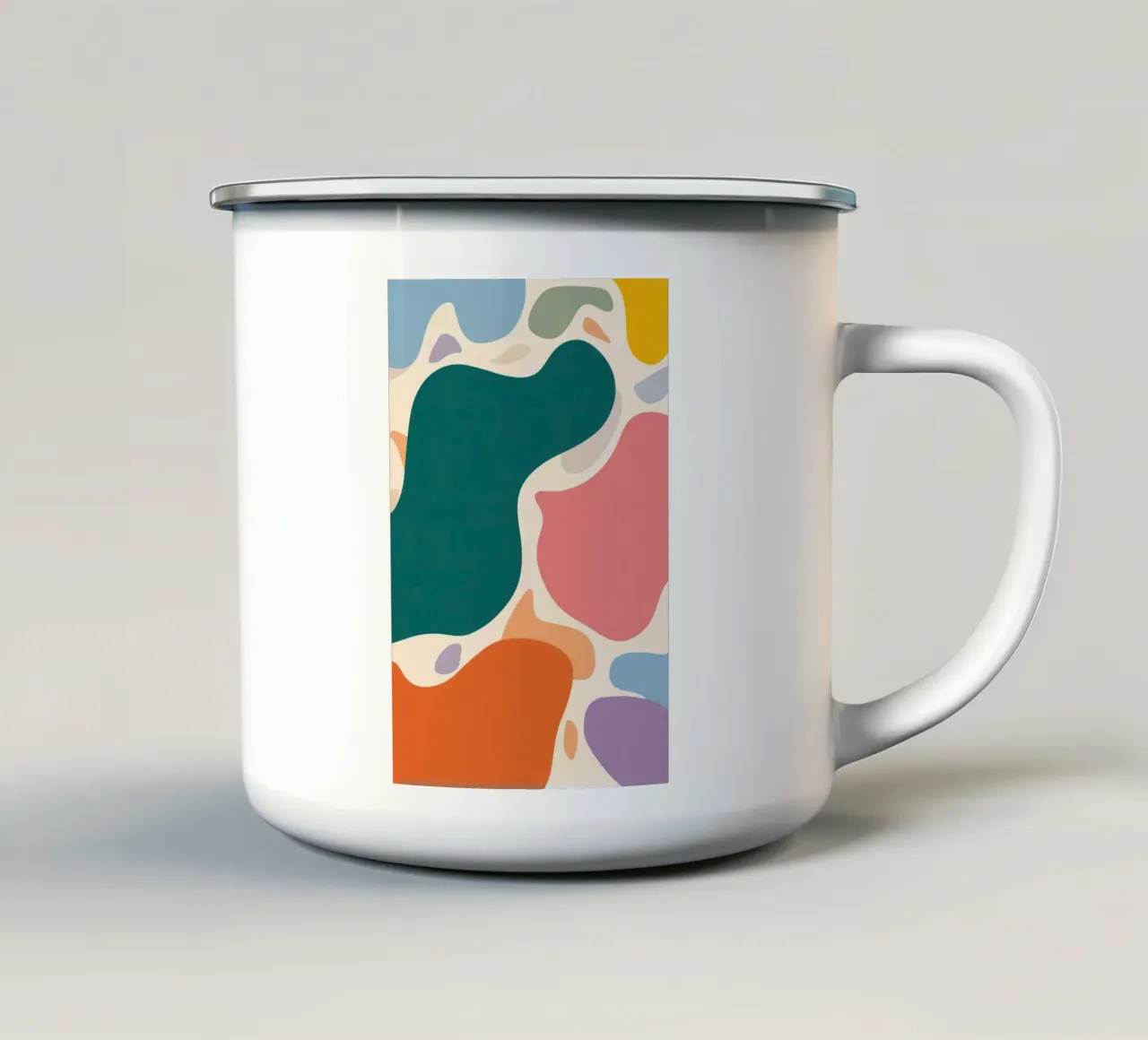 Collisione di colori in grassetto tazza in smalto da Sky Velour