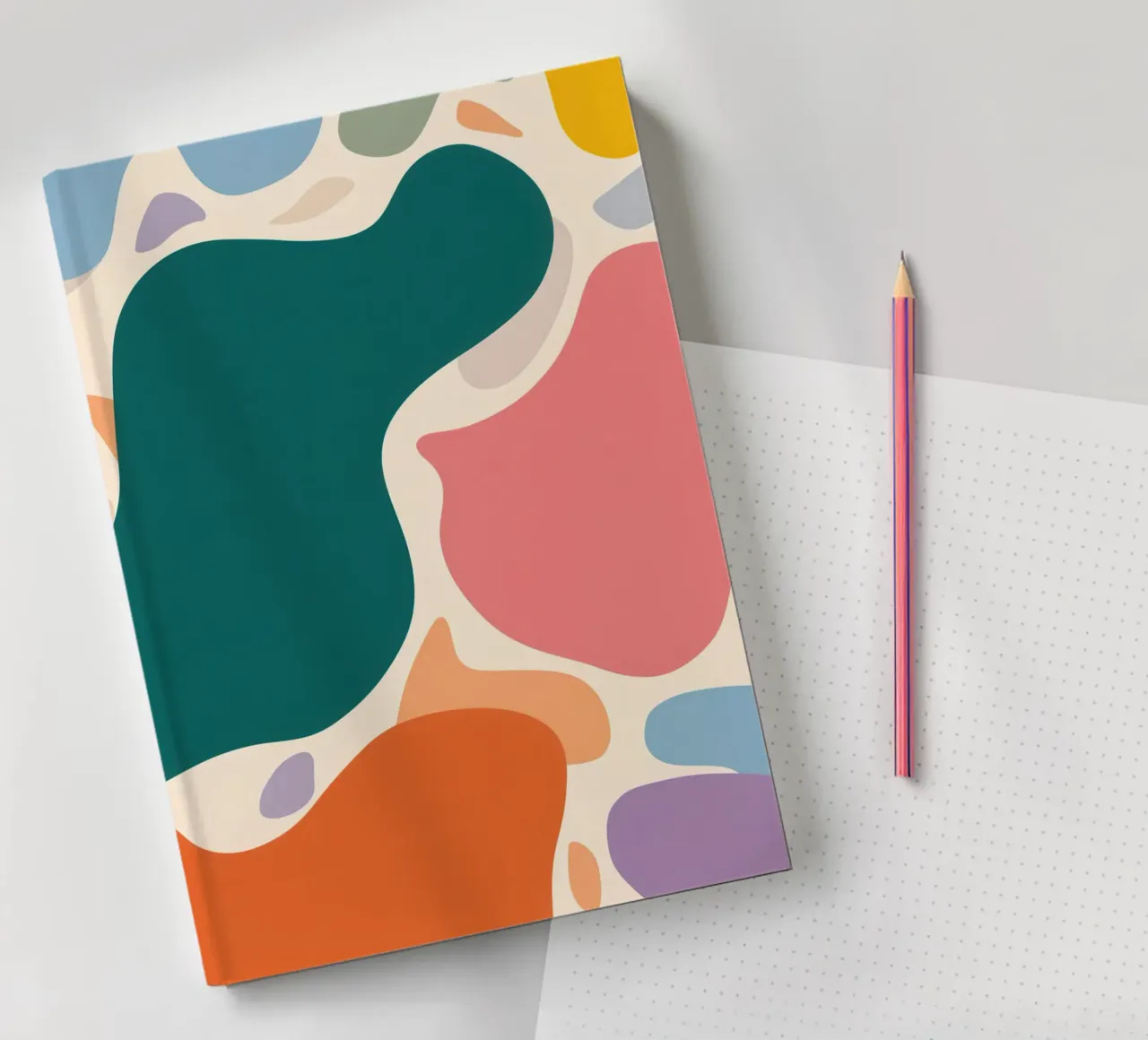 Bold Color Collision notebook by Sky Velour
