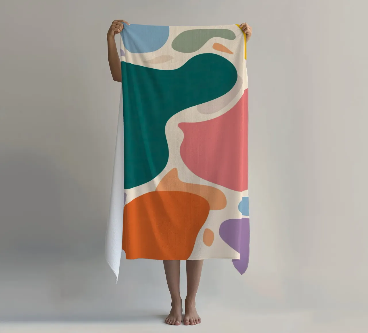 Collisione di colori in grassetto telo mare da Sky Velour