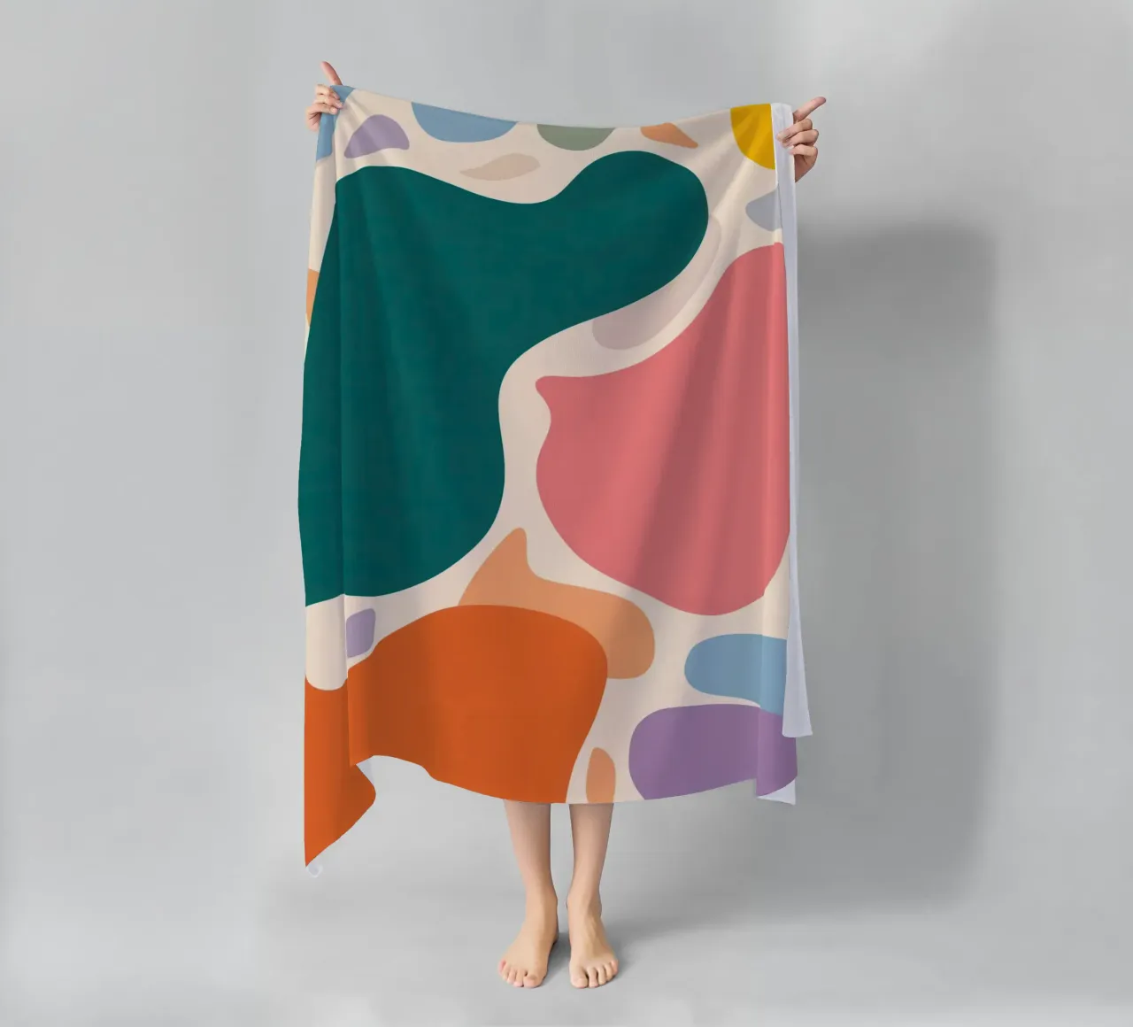 Collisione di colori in grassetto telo mare da Sky Velour