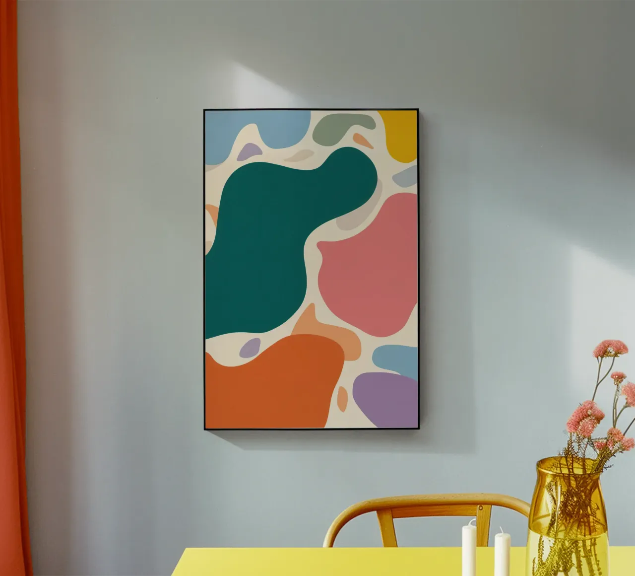 Collisione di colori in grassetto plexiglass da Sky Velour