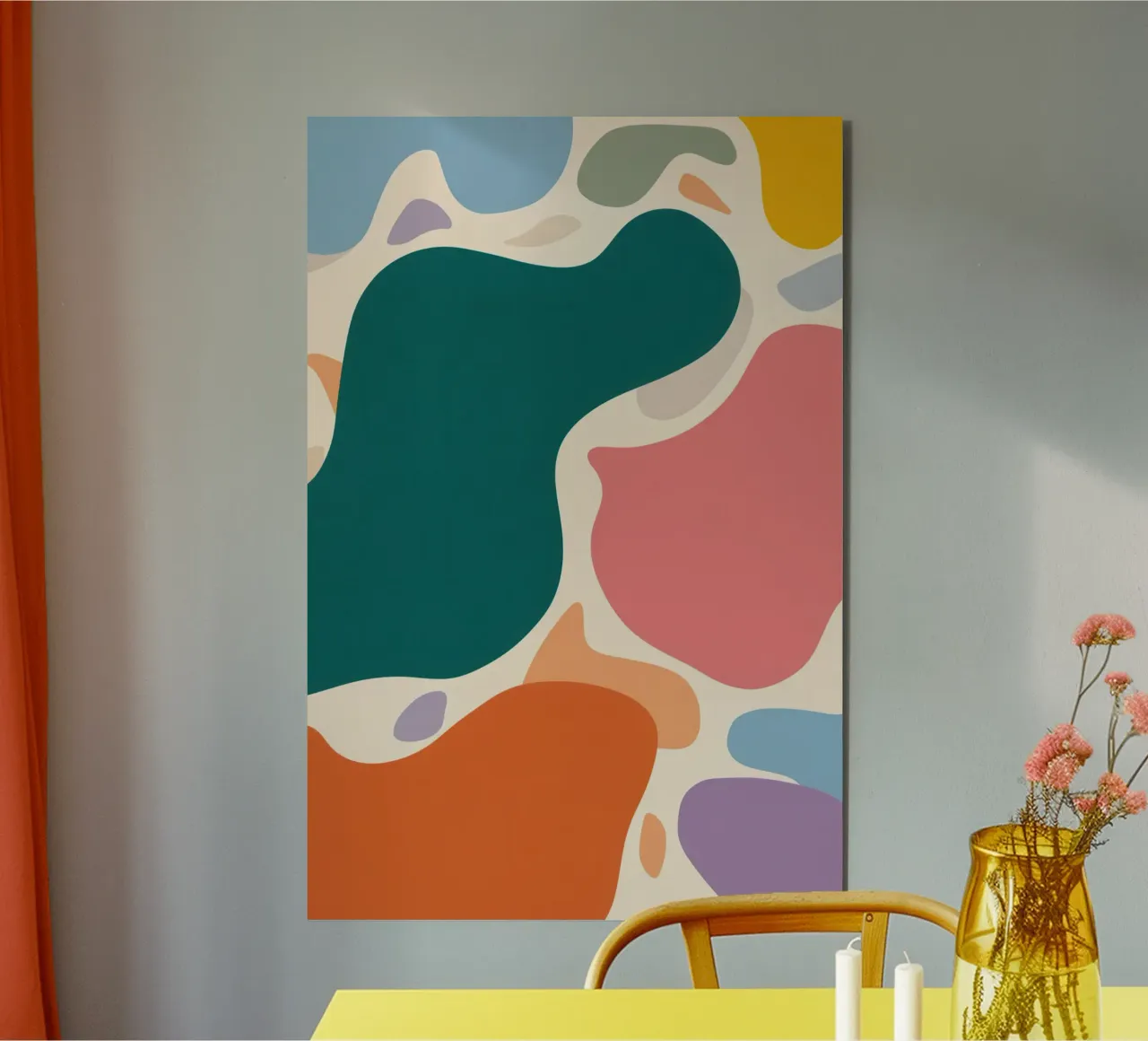 Collisione di colori in grassetto alluminio dibond da Sky Velour