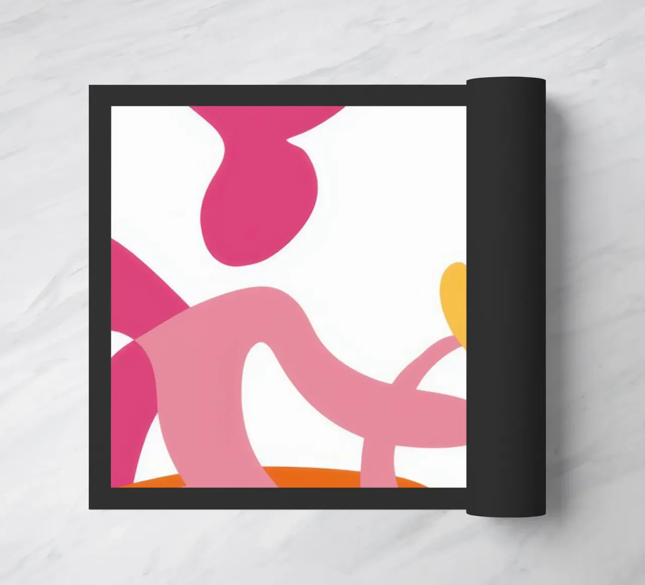 Speelse vormendans deurmat van Sky Velour