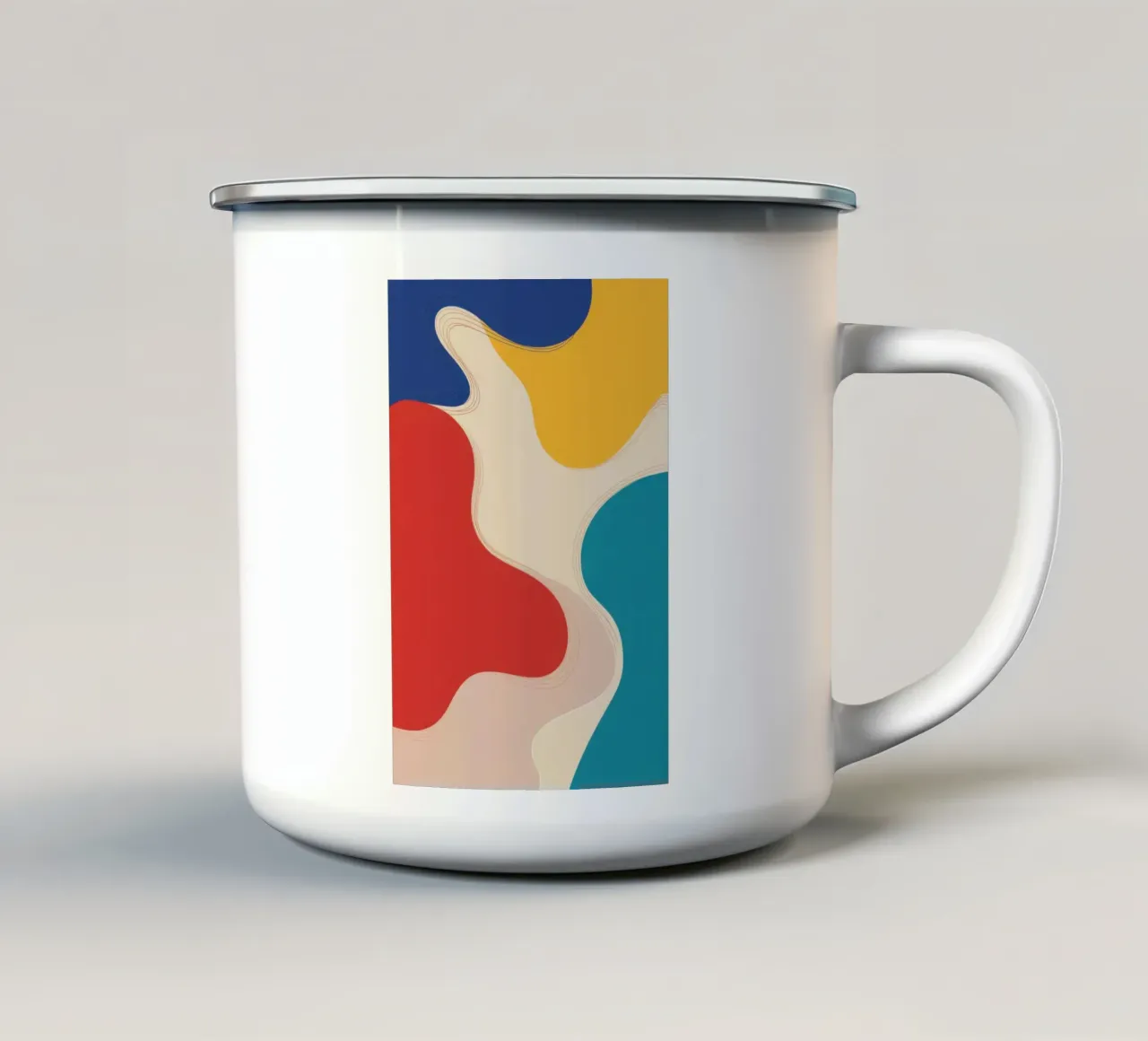 Forme di lava fusa tazza in smalto da Sky Velour