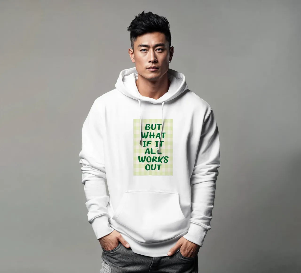 Ma se tutto si risolvesse? felpa con cappuccio da kaiyasii