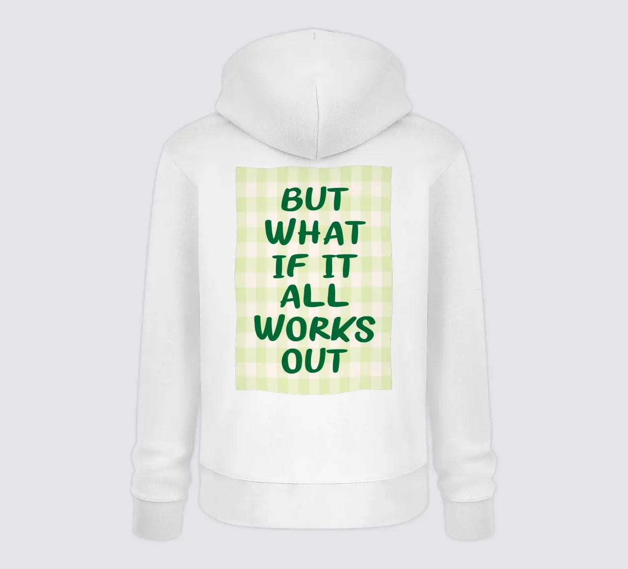 Ma se tutto si risolvesse? felpa con cappuccio da kaiyasii