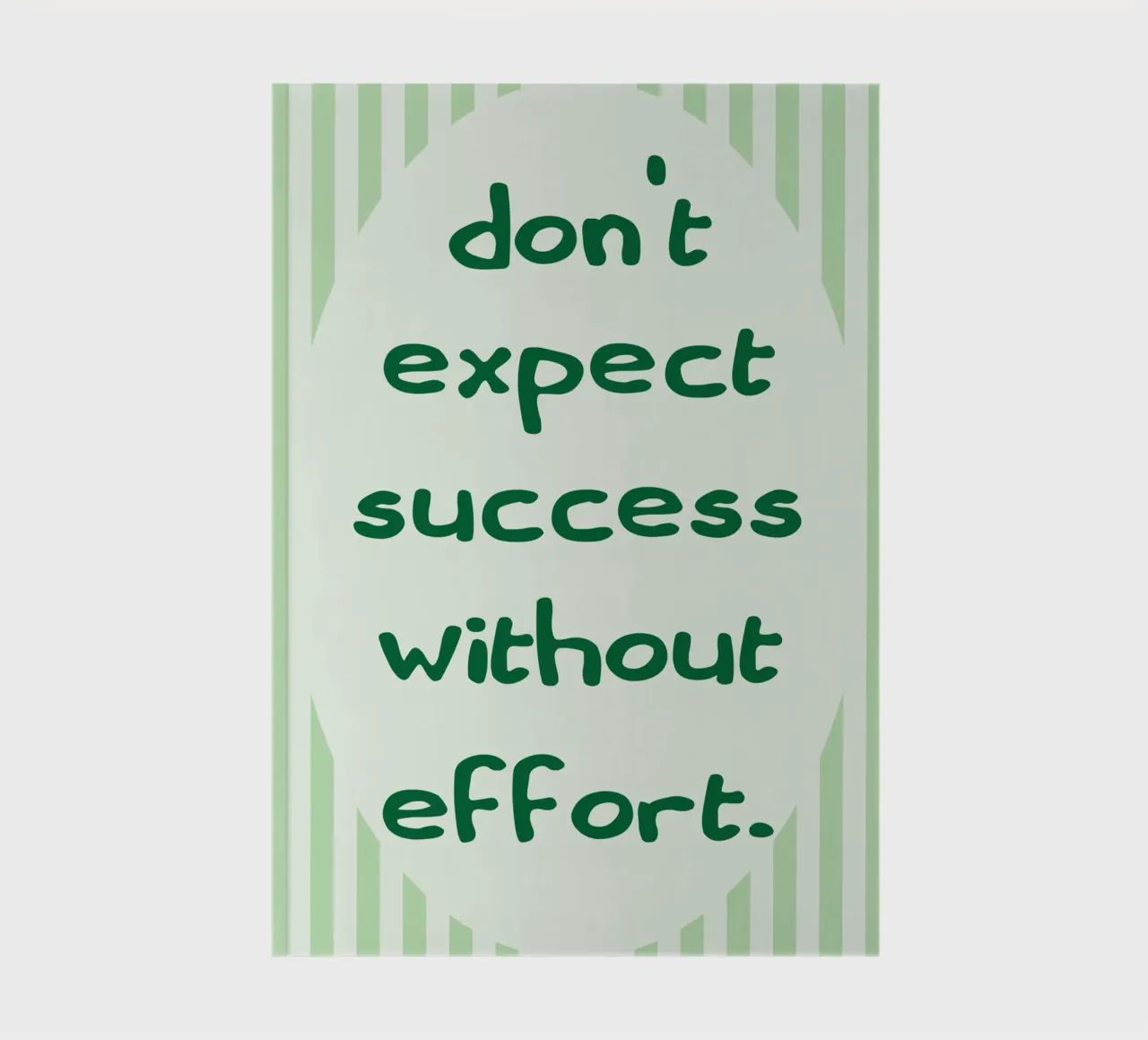 dont expect success without effort notebook by kaiyasii
