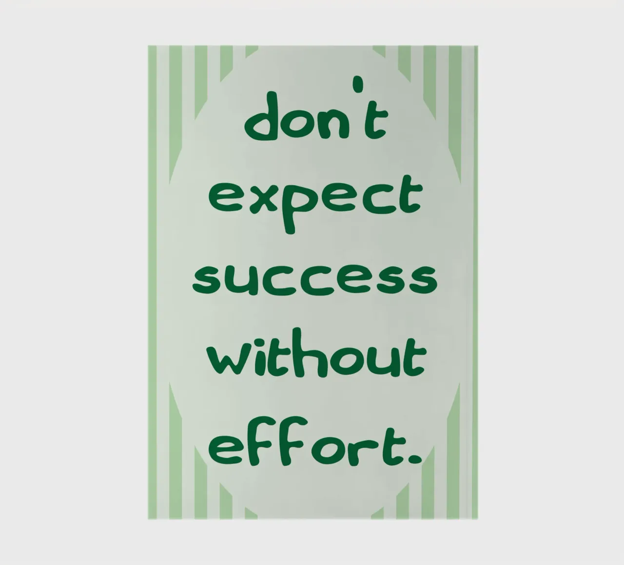 dont expect success without effort notebook by kaiyasii