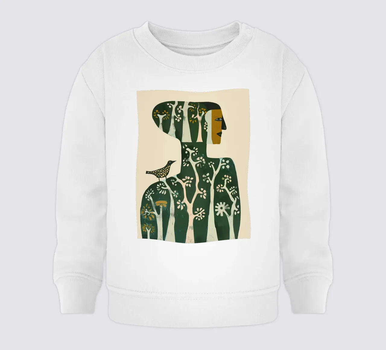 Forest Within baby sweatshirt by Sienna Atelier