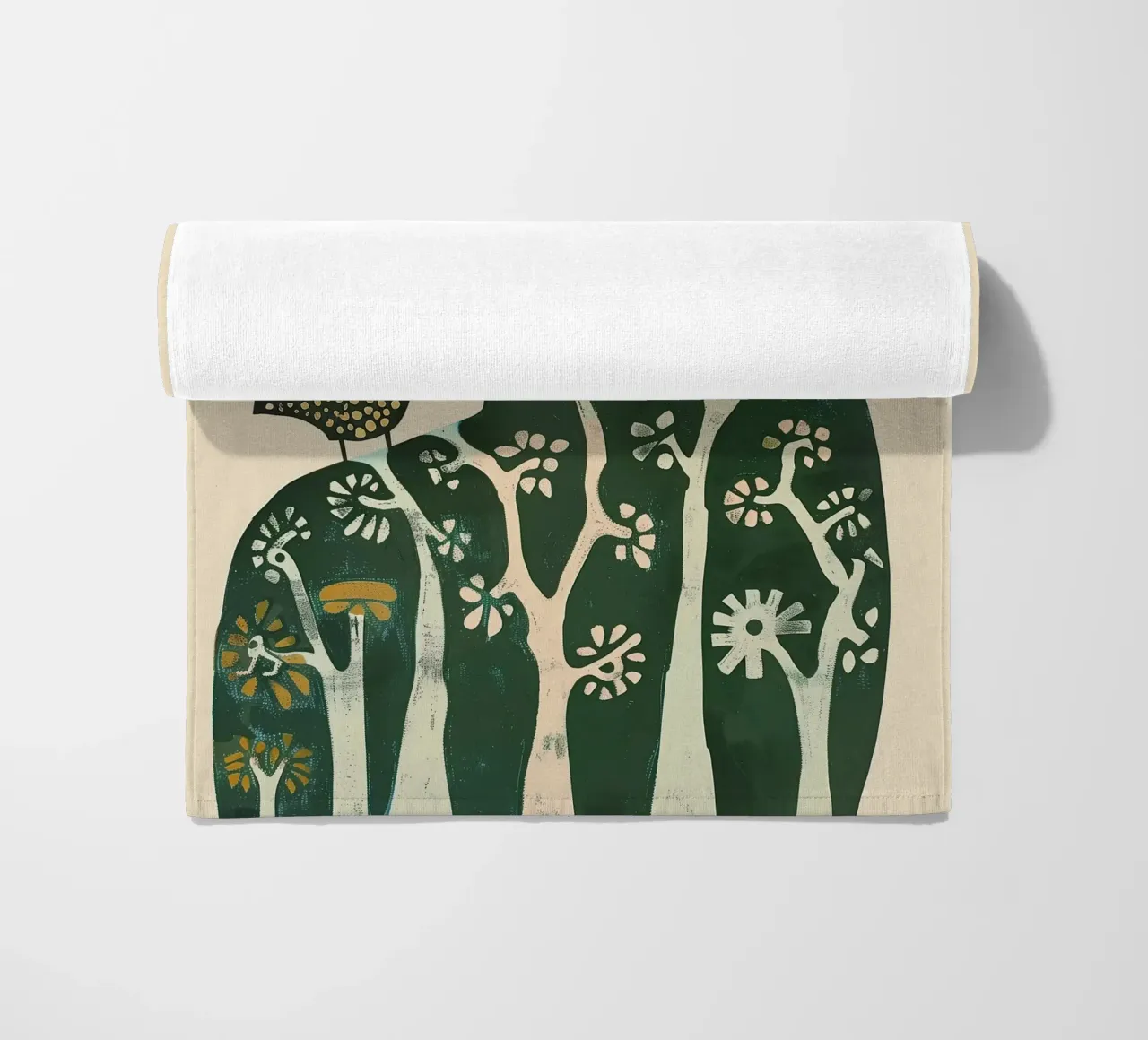 Foresta all'interno telo mare da Sienna Atelier