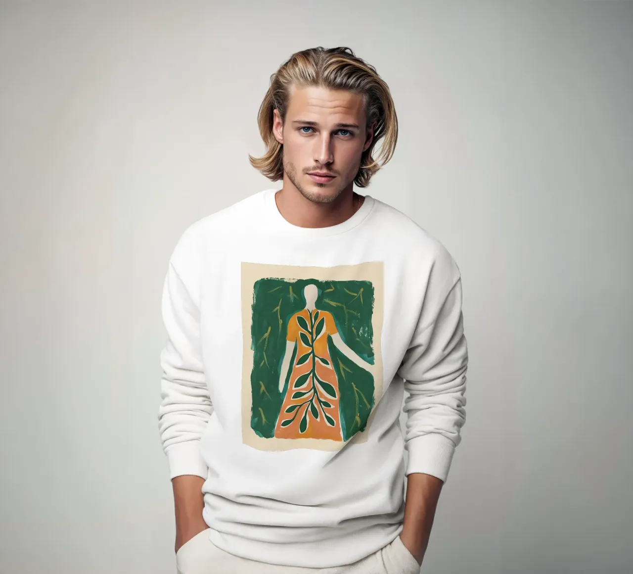 Anima in fiore felpa da Sienna Atelier