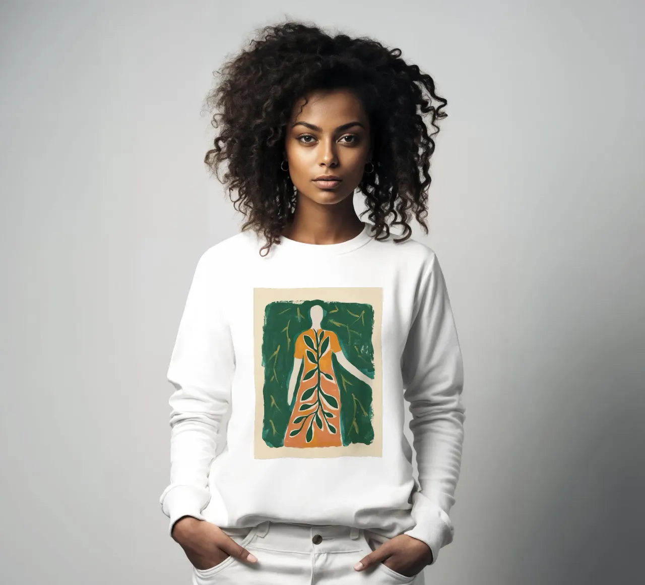 Anima in fiore felpa da Sienna Atelier