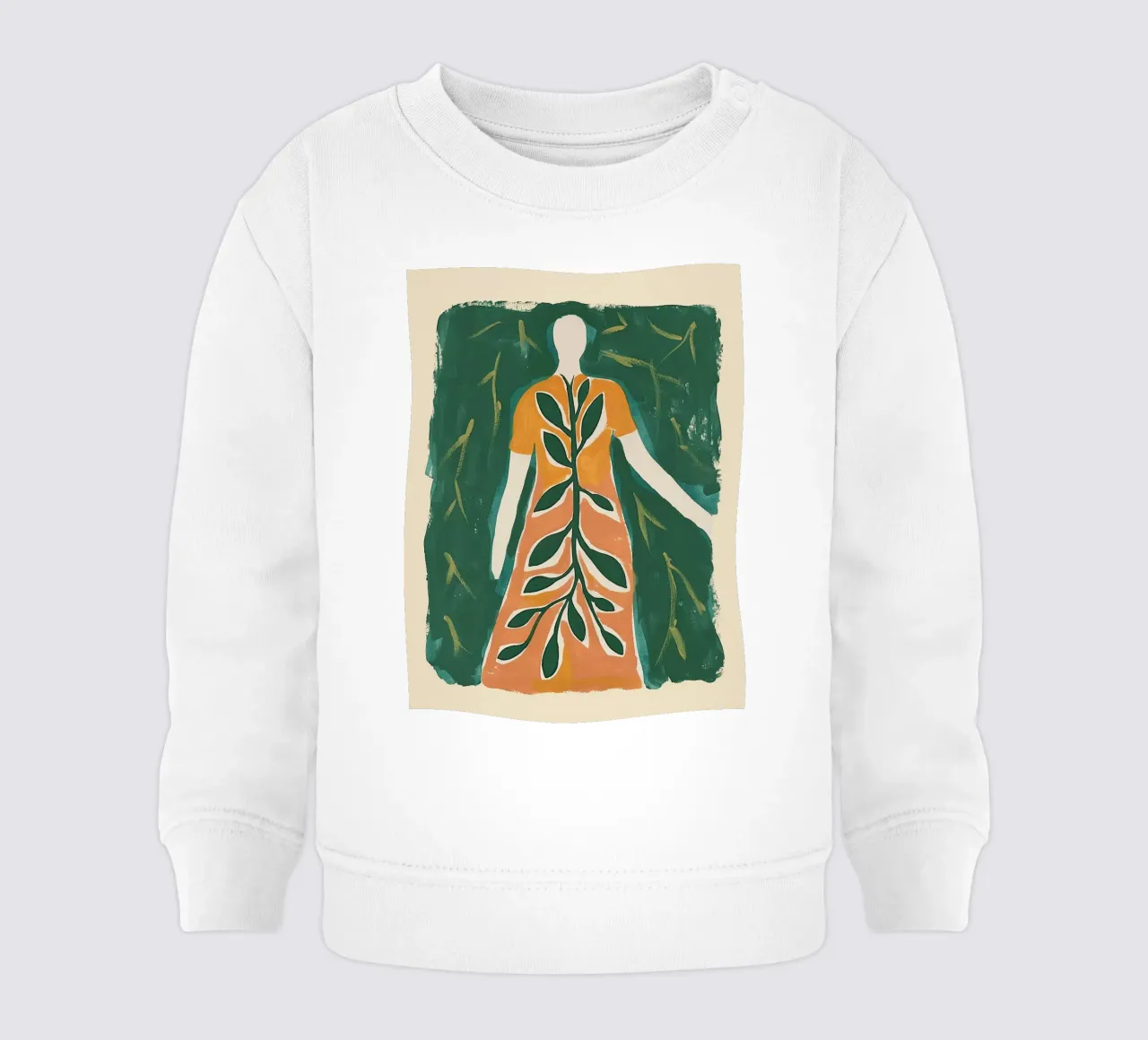 Anima in fiore felpa neonato da Sienna Atelier