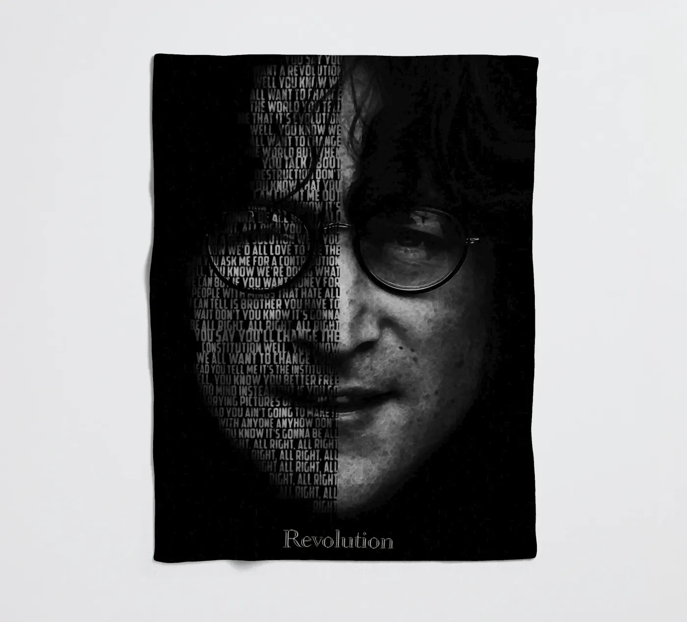 Revolution fleece blanket by Gunawan Rb
