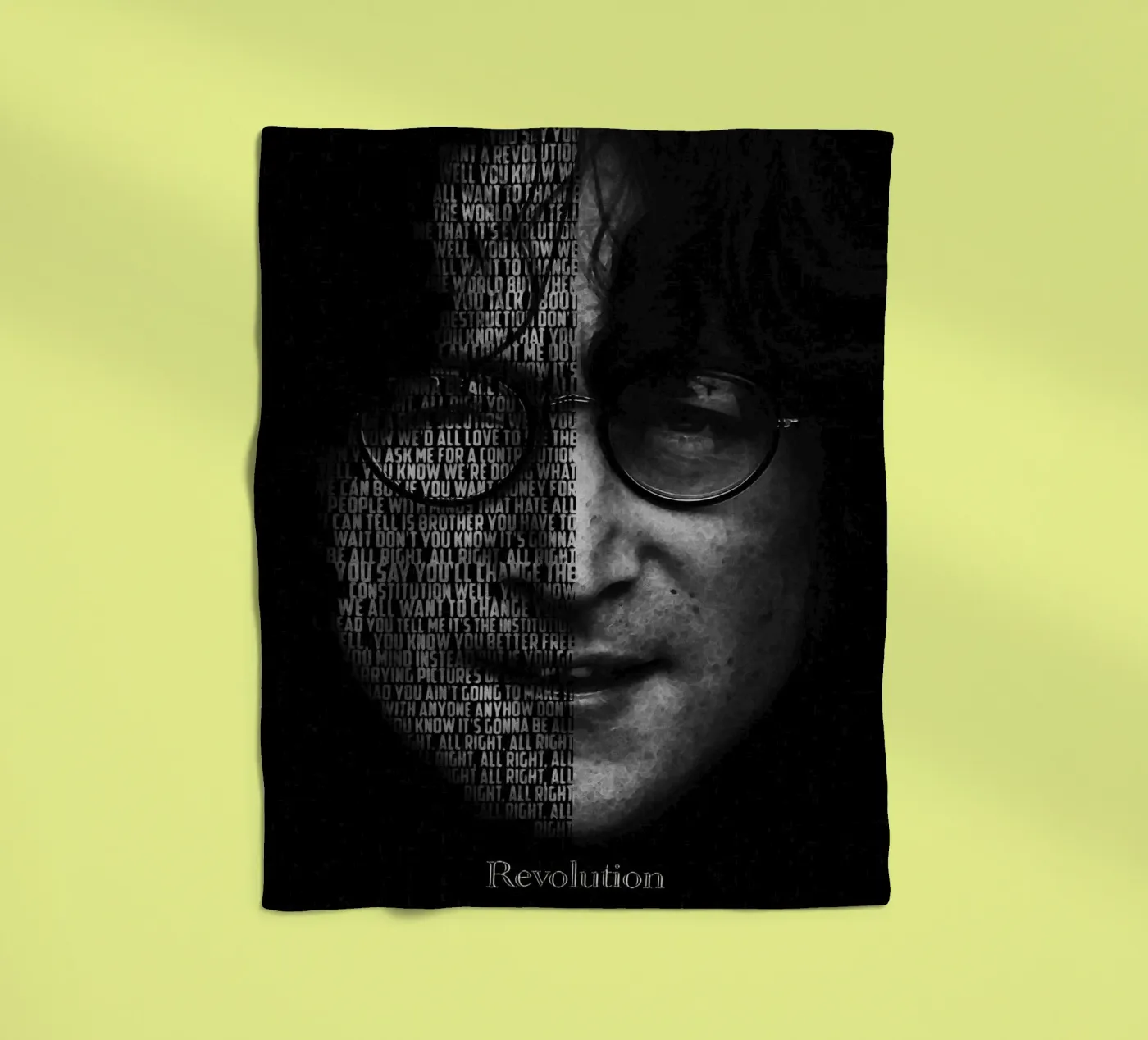 Revolution fleece blanket by Gunawan Rb