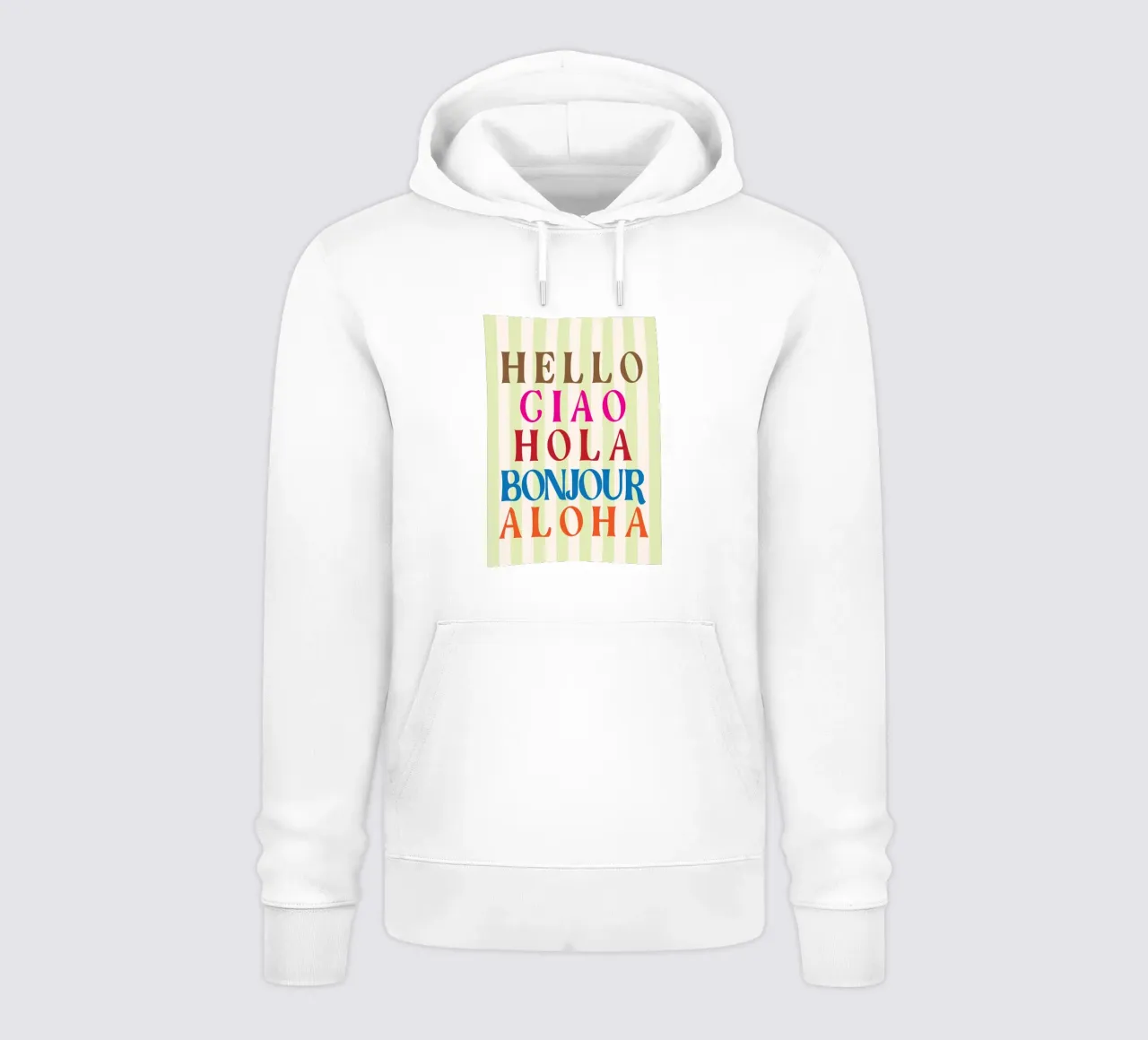 CIAO ALOHA felpa con cappuccio da kaiyasii