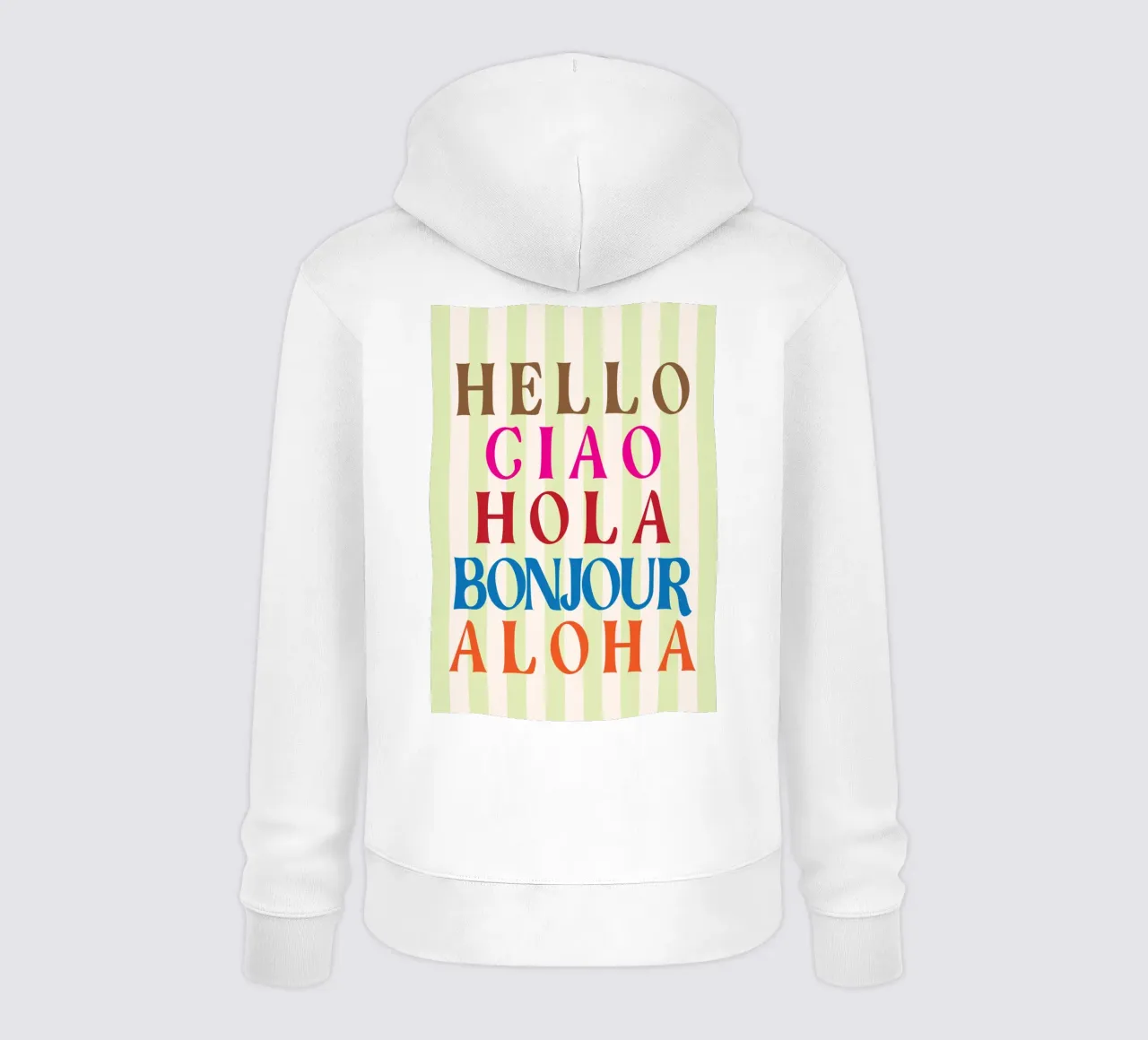 CIAO ALOHA felpa con cappuccio da kaiyasii