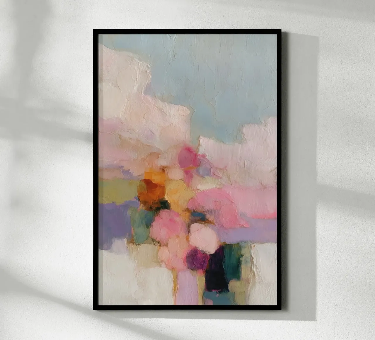 Abstract colour dreams chic poster by Carina Pop & Pastell