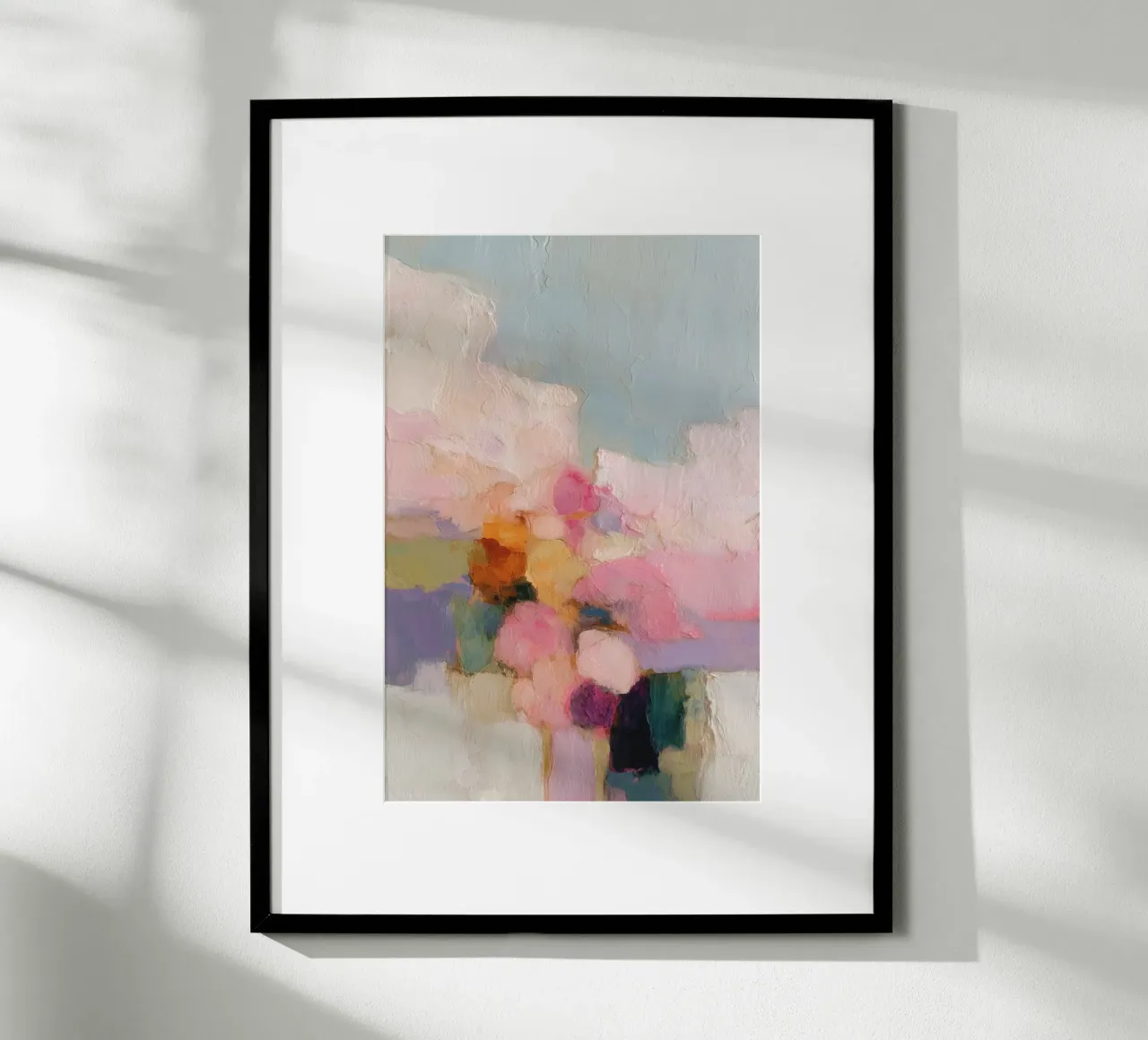 Abstract colour dreams chic poster by Carina Pop & Pastell