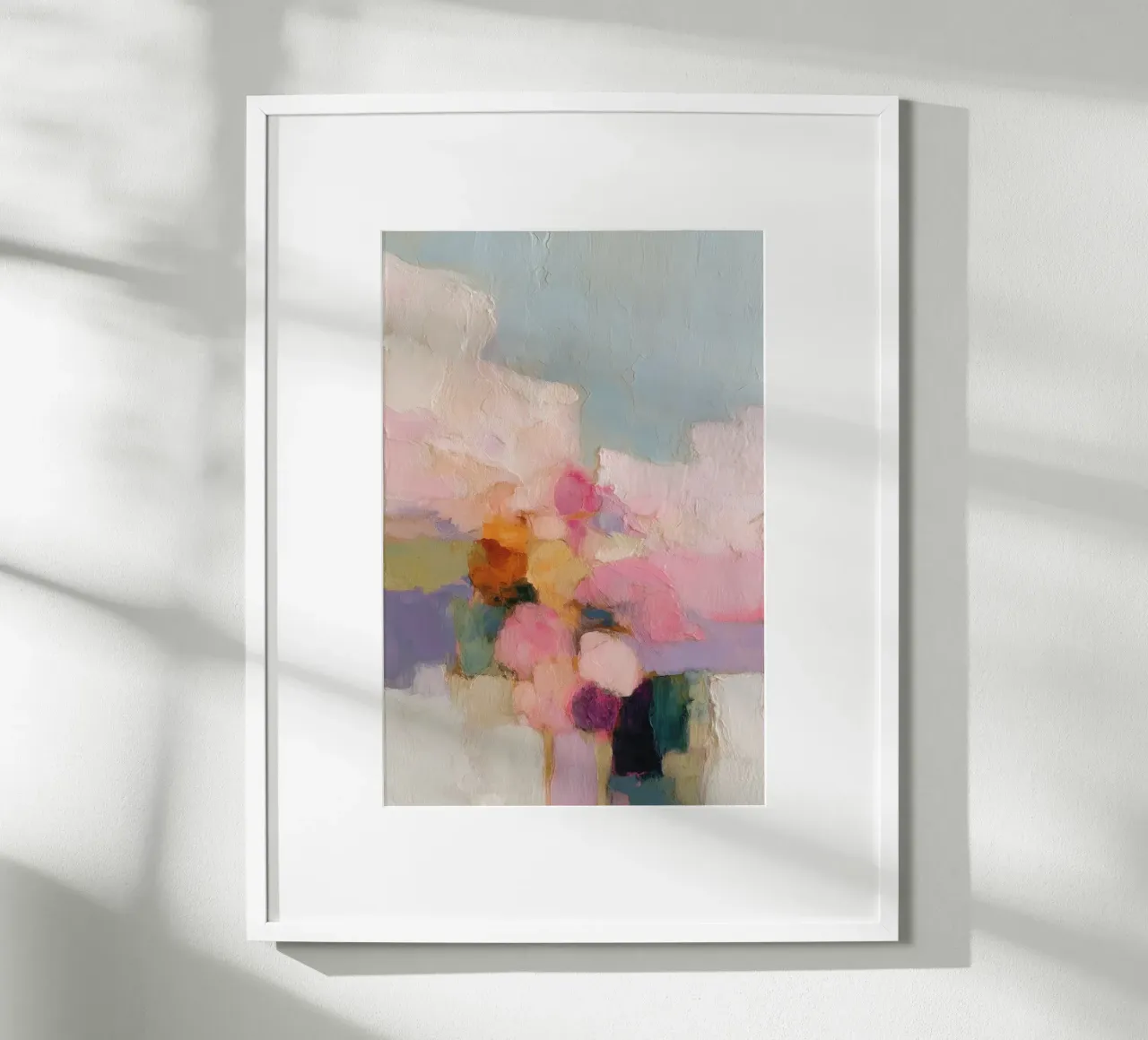 Abstract colour dreams chic poster by Carina Pop & Pastell