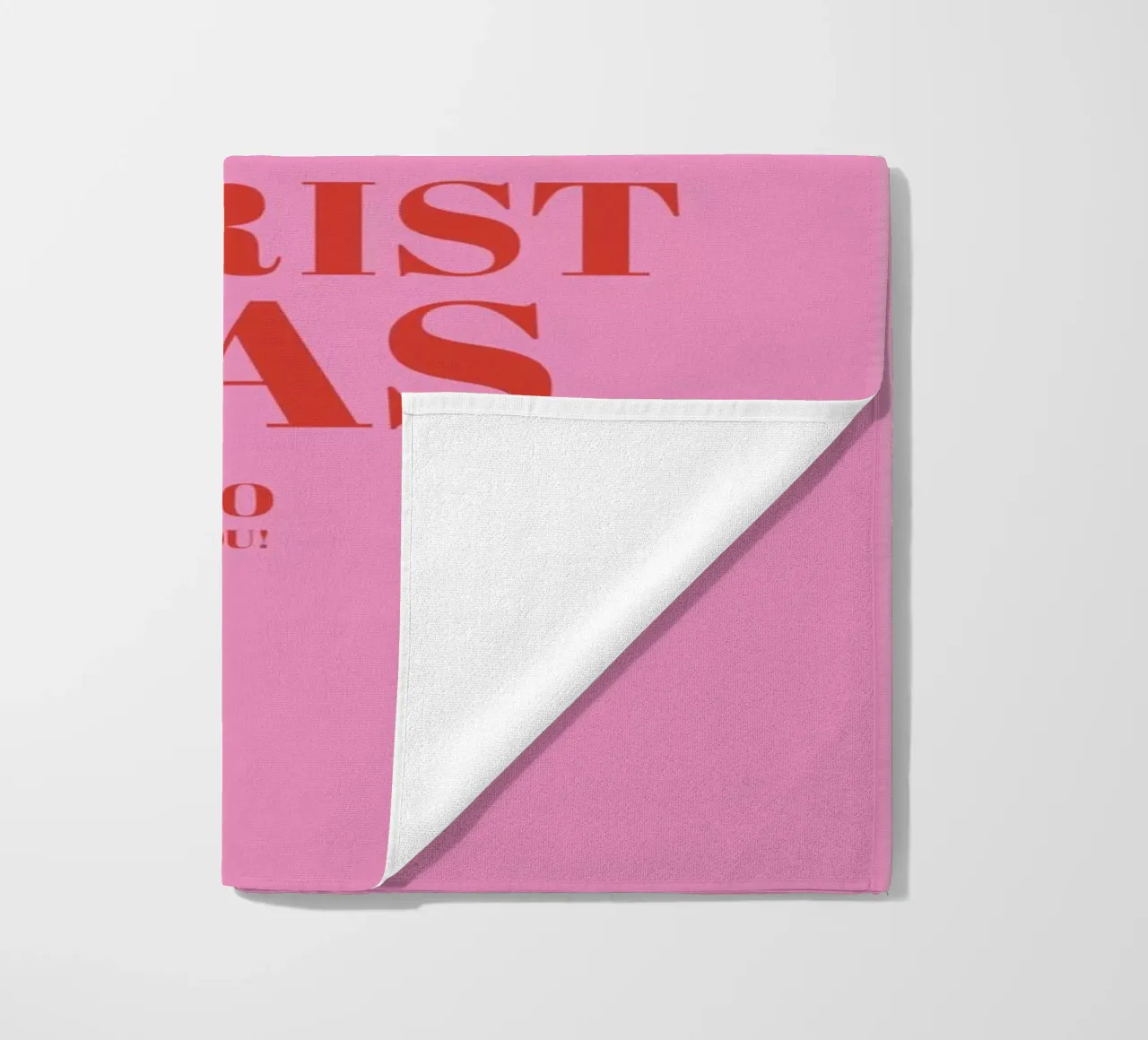 Rosa allegro e felice telo mare da janamossmann