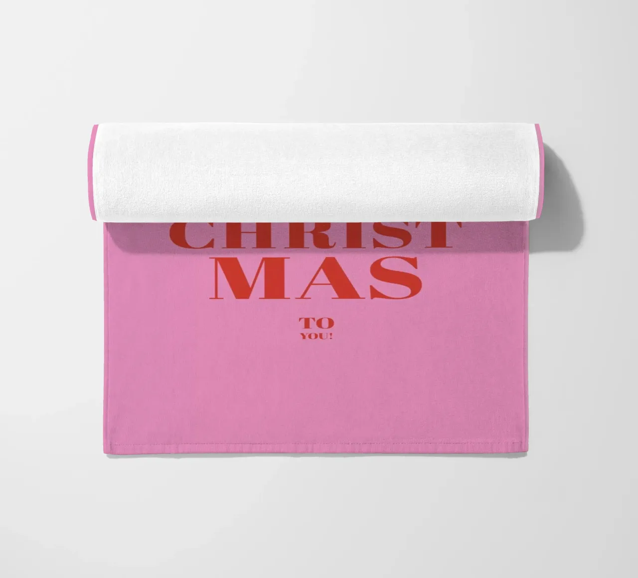 Rosa allegro e felice telo mare da janamossmann