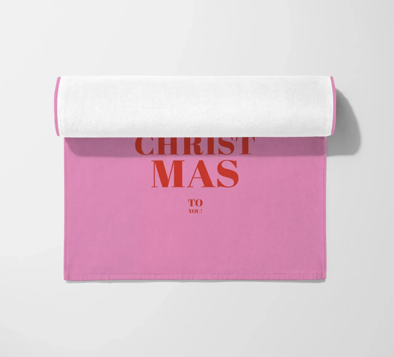 Rosa allegro e felice telo mare da janamossmann