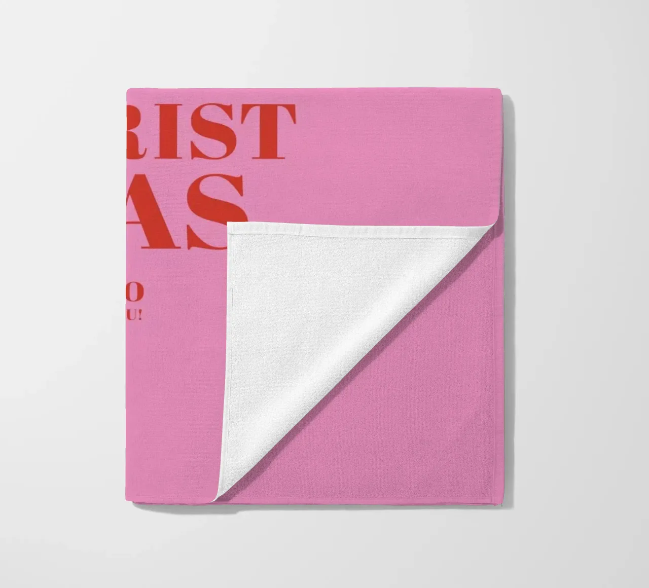 Rosa allegro e felice telo mare da janamossmann