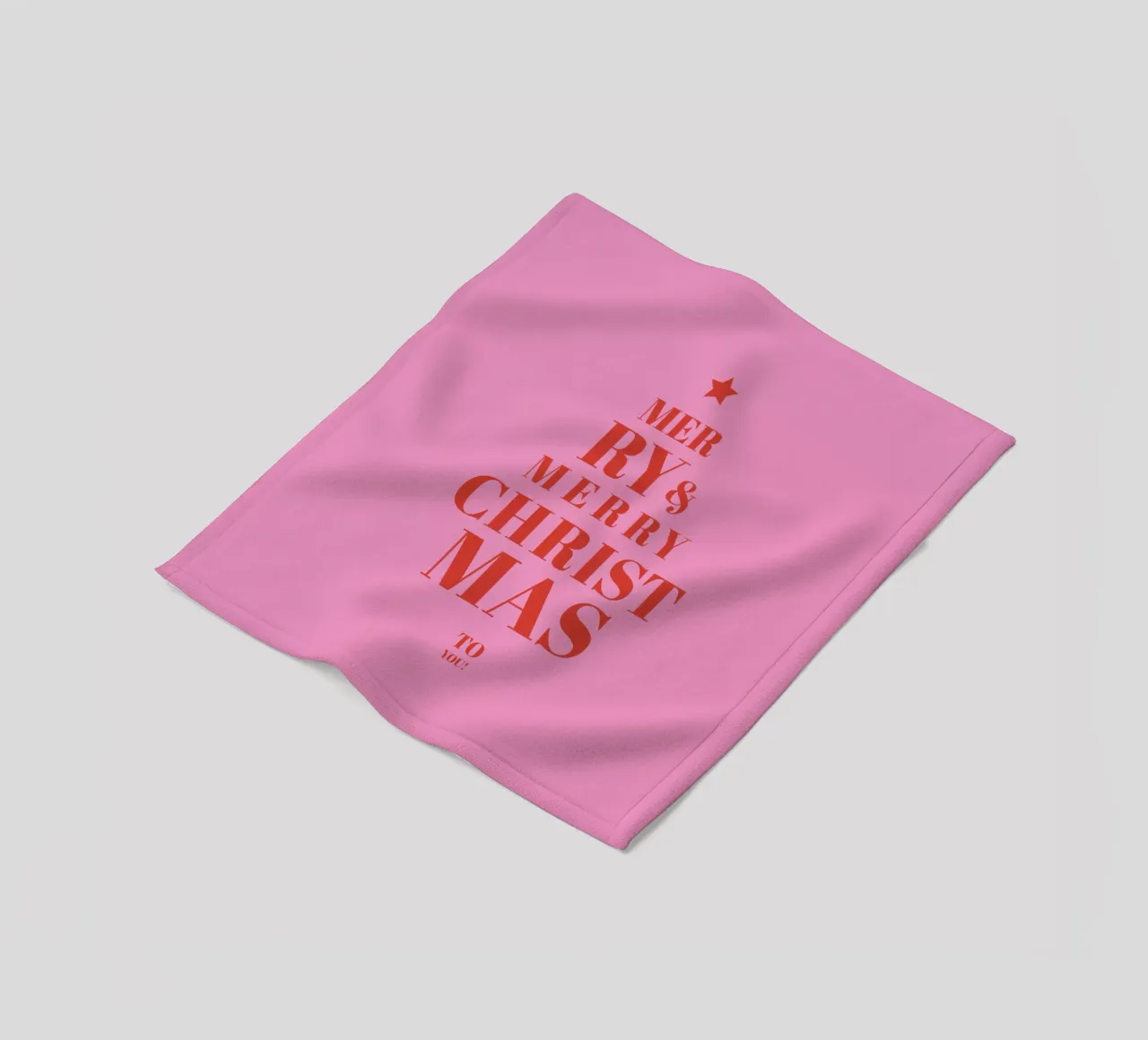 Rosa allegro e felice coperta in pile da janamossmann