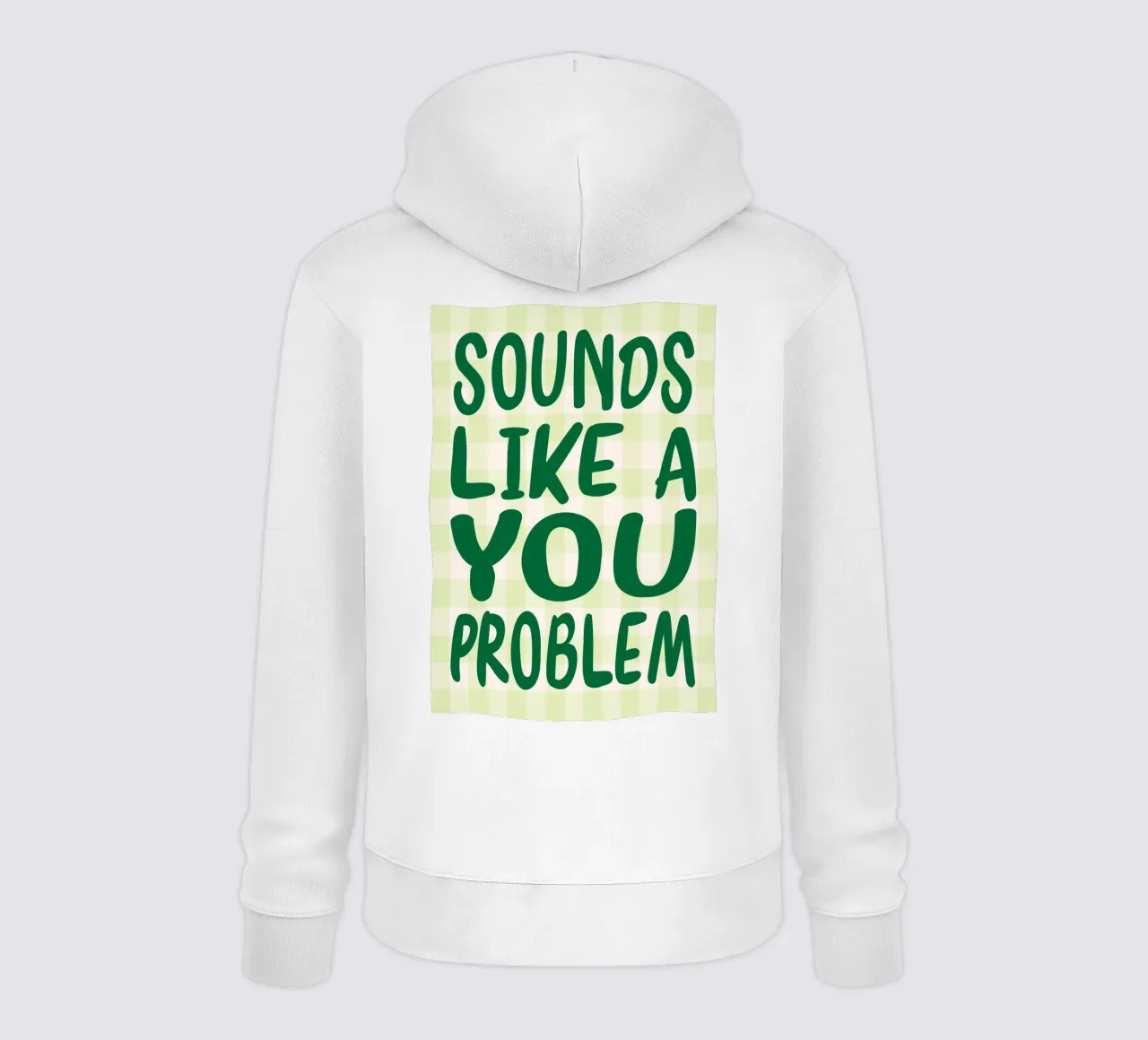 Sembra un problema tuo felpa con cappuccio da kaiyadunk