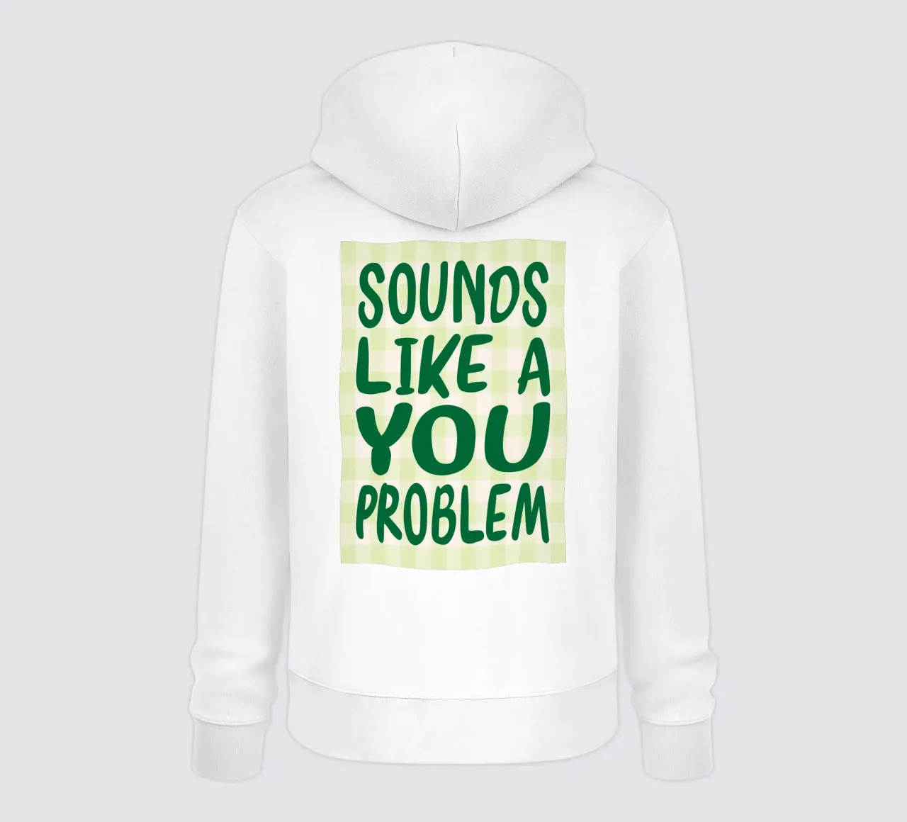 Sembra un problema tuo felpa con cappuccio da kaiyadunk