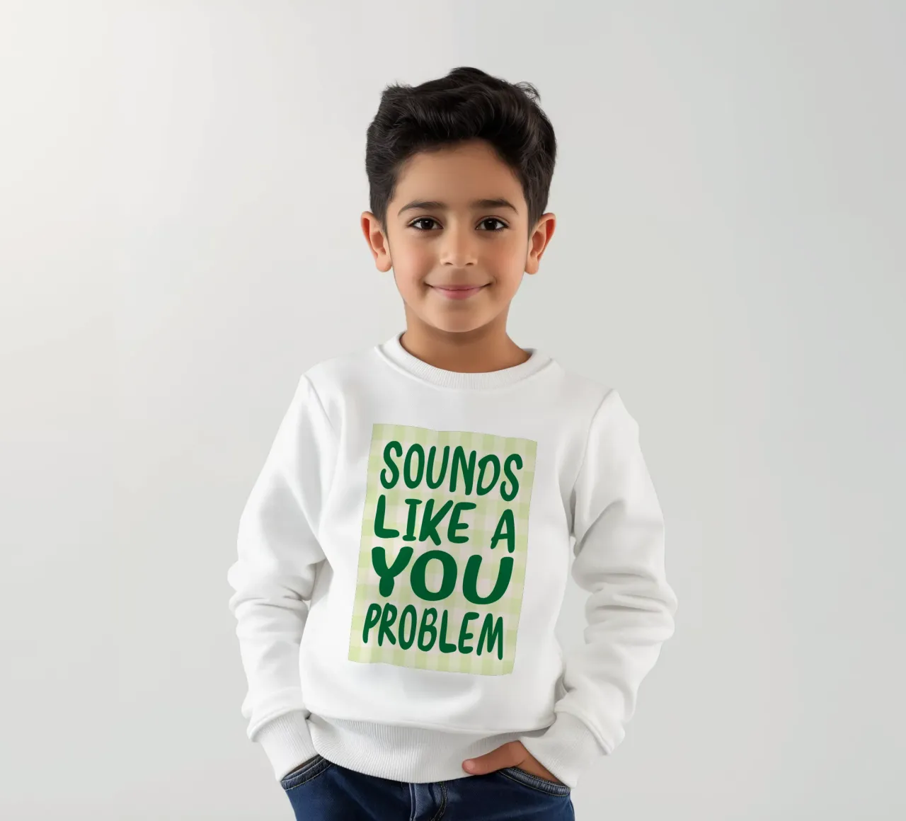 Sembra un problema tuo felpa bambino da kaiyadunk