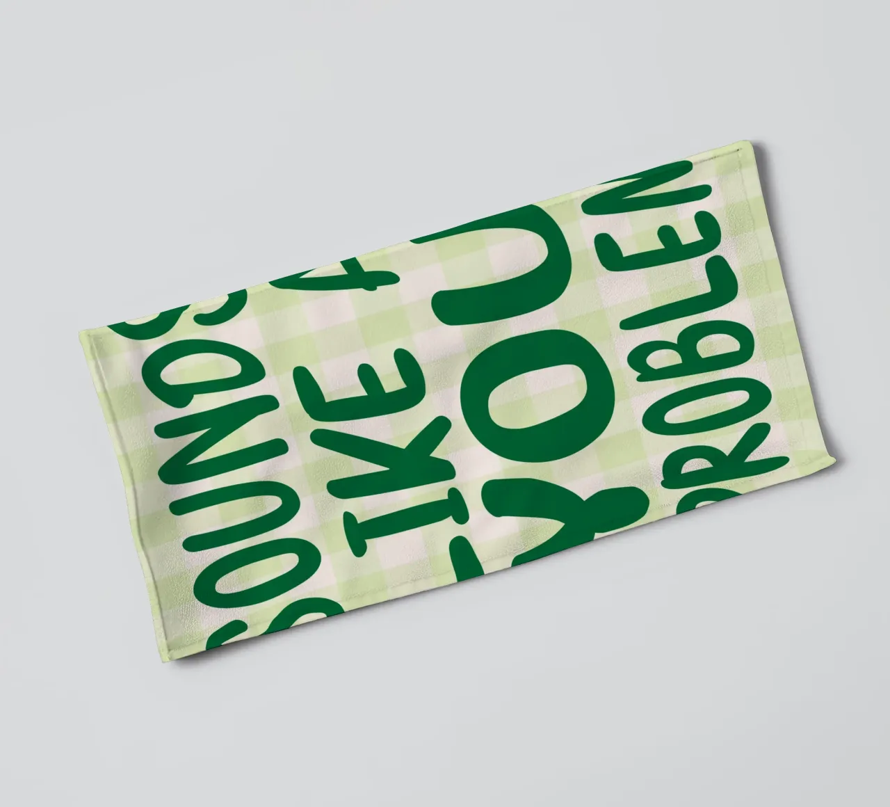 Sembra un problema tuo asciugamano da bagno da kaiyadunk